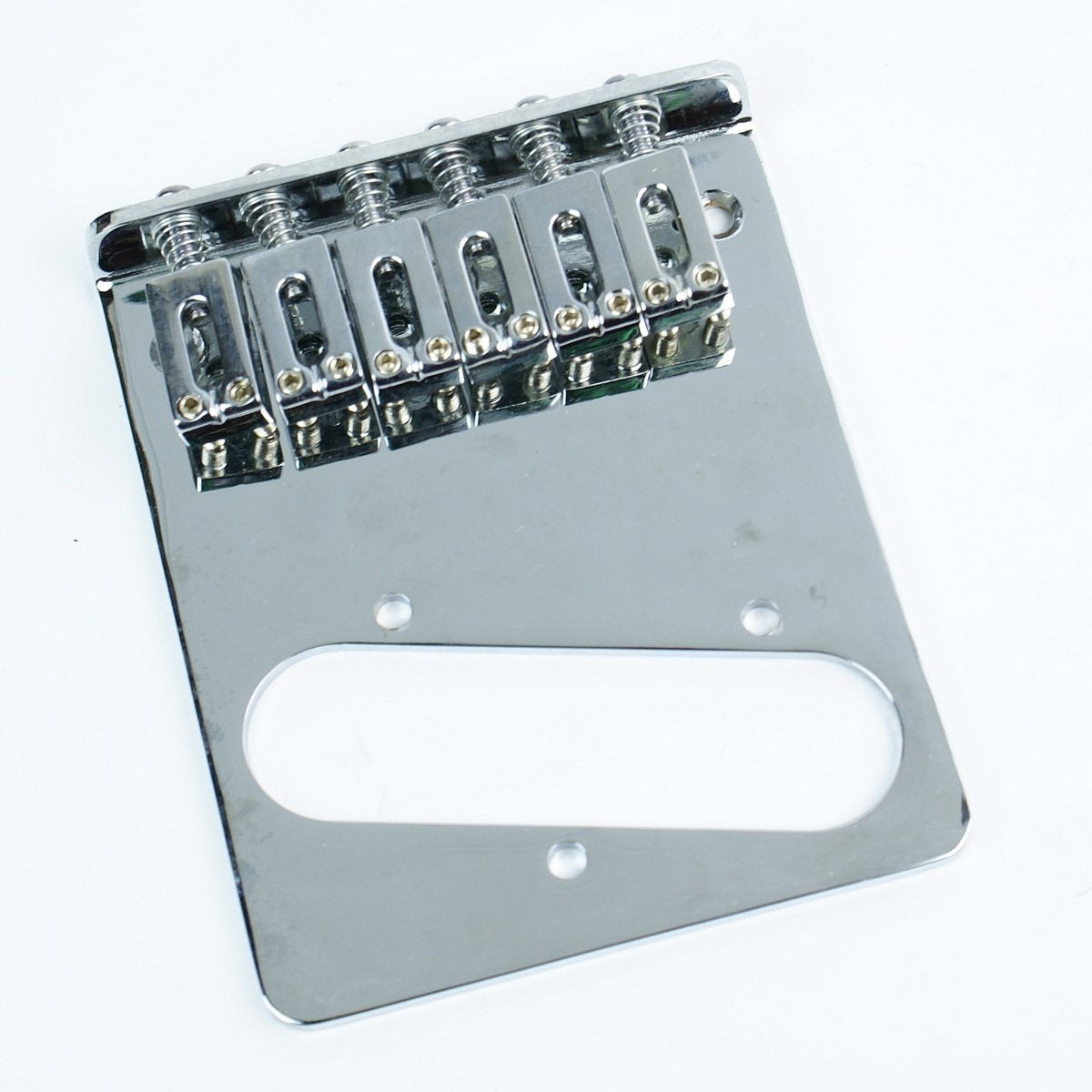 (B97) Replacement Tele Telecaster Guitar Bridge,6-Saddle Modern Style,Chrome