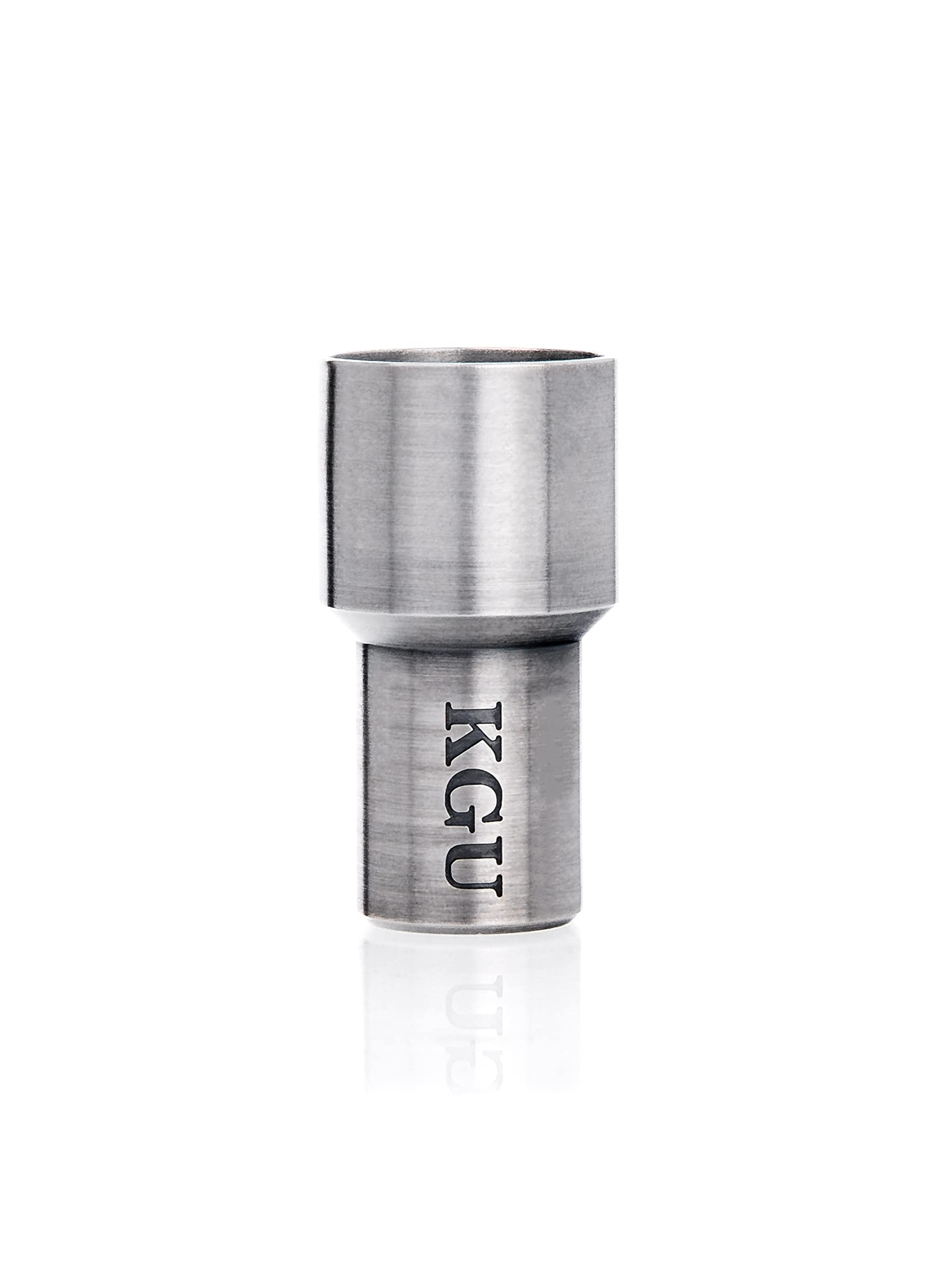 TRUMPET MOUTHPIECE BOOSTER KGUBrass. CUSTOM MADE ROCKET TRUMPET BOOSTER KGU Brushed Silver Plated Color