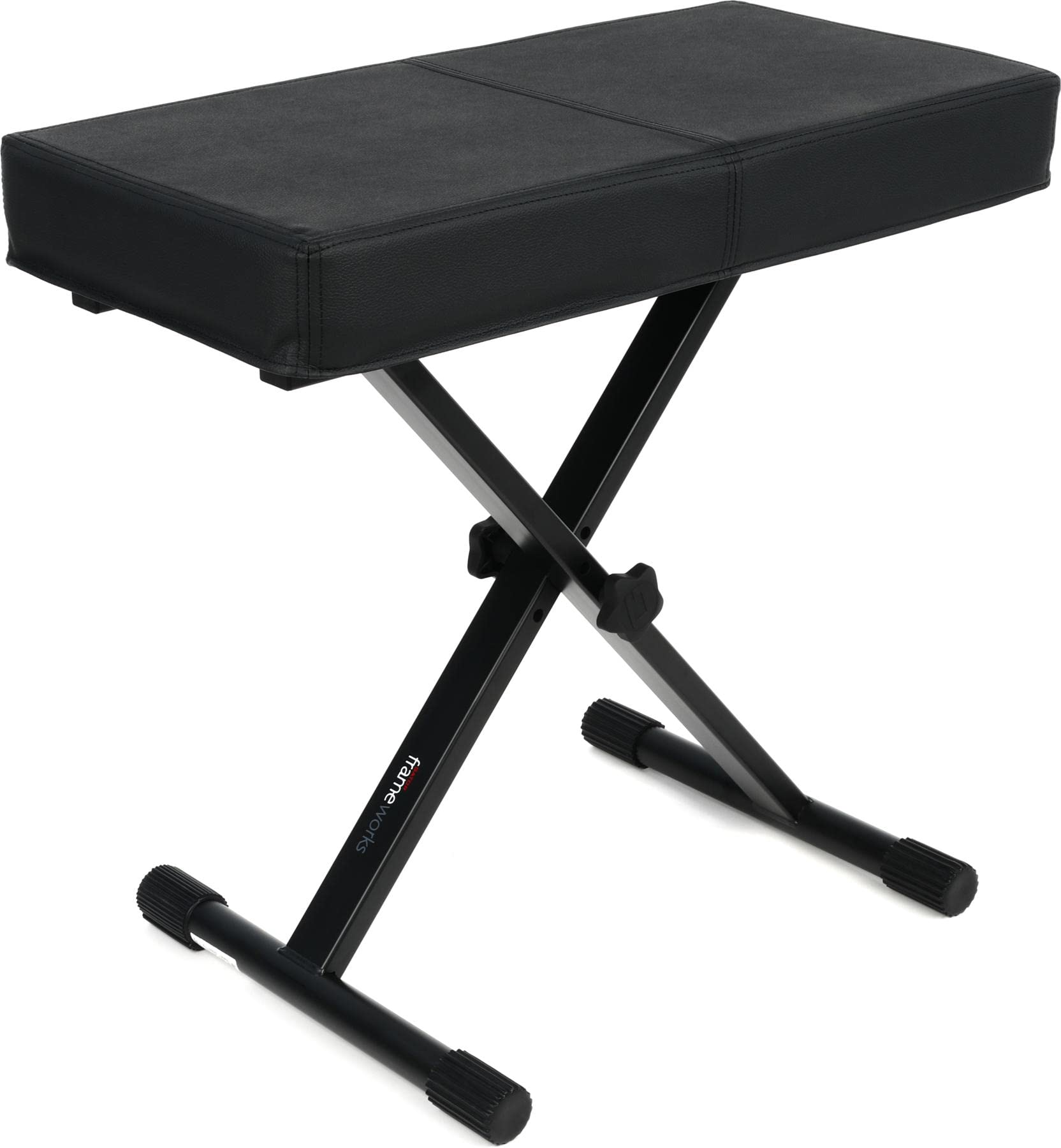 Gator Frameworks Adjustable X-Frame Style Keyboard Bench, (GFW-Key-BNCH-1)