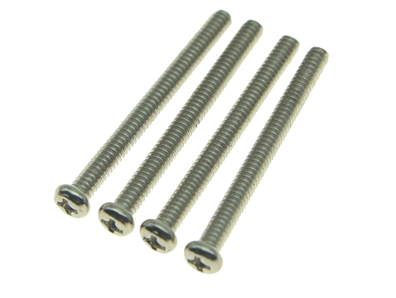 KAISH 50pcs American Thread Humbucker Pickup Height Screws Guitar Humbucker Pickup Screws with Springs for Gibson/EMG/Seymour Du