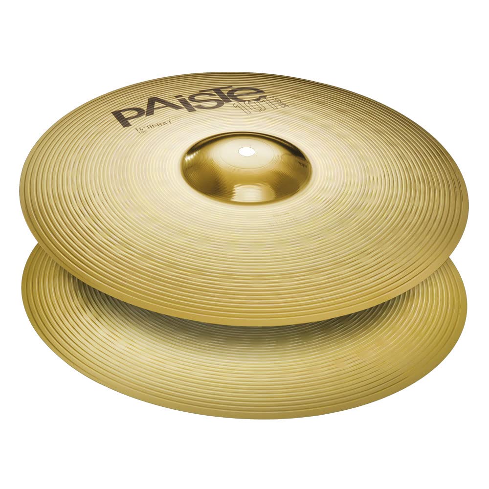 Paiste Cy0000144014 14-Inch Hi-Hat Brass Cymbals (Golden)