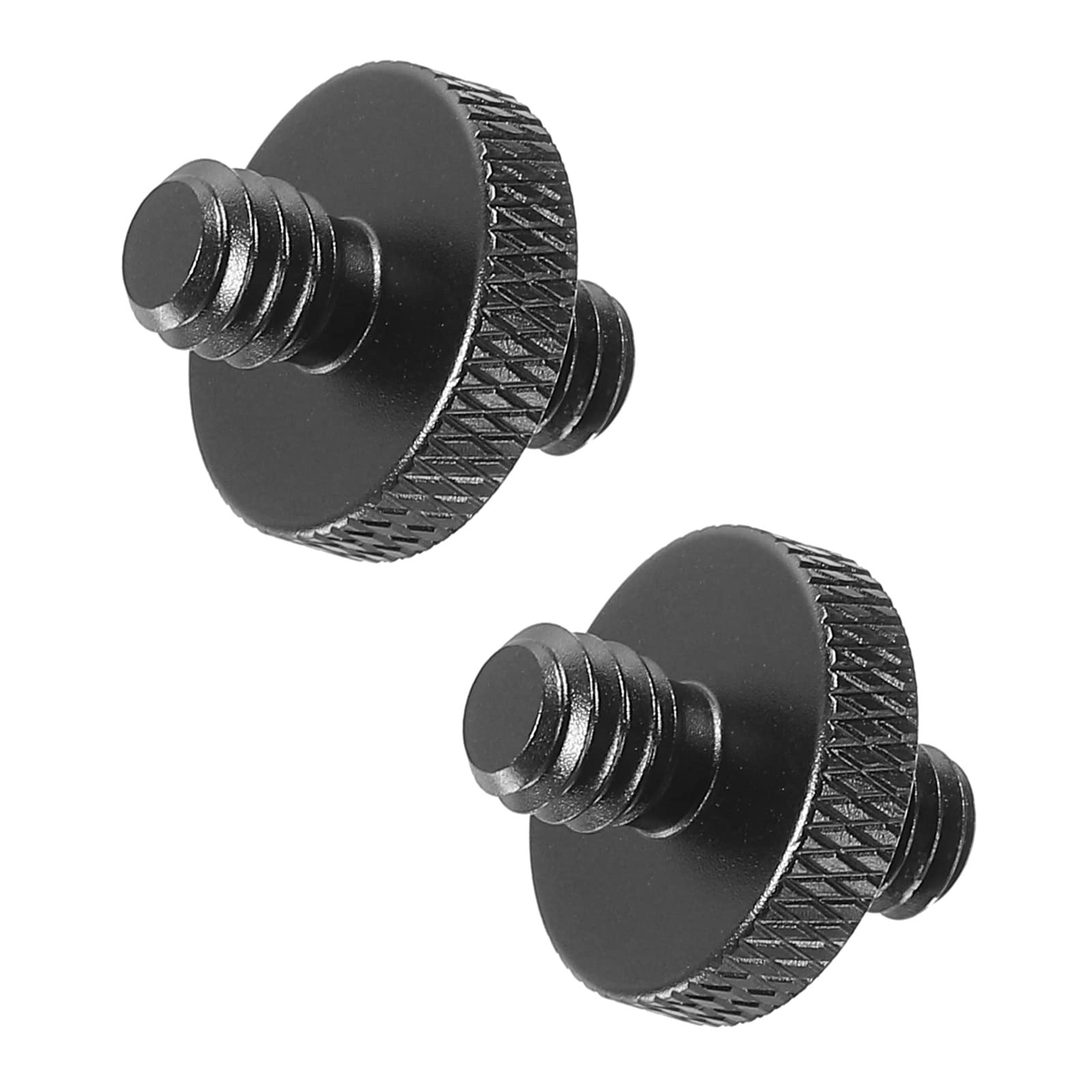 Patikil Mic Stand Adapter M6 Male To 1/4 Male Thread Tripod Screw Adapter Double Sides Camera Screw For Microphone Tripod Stand