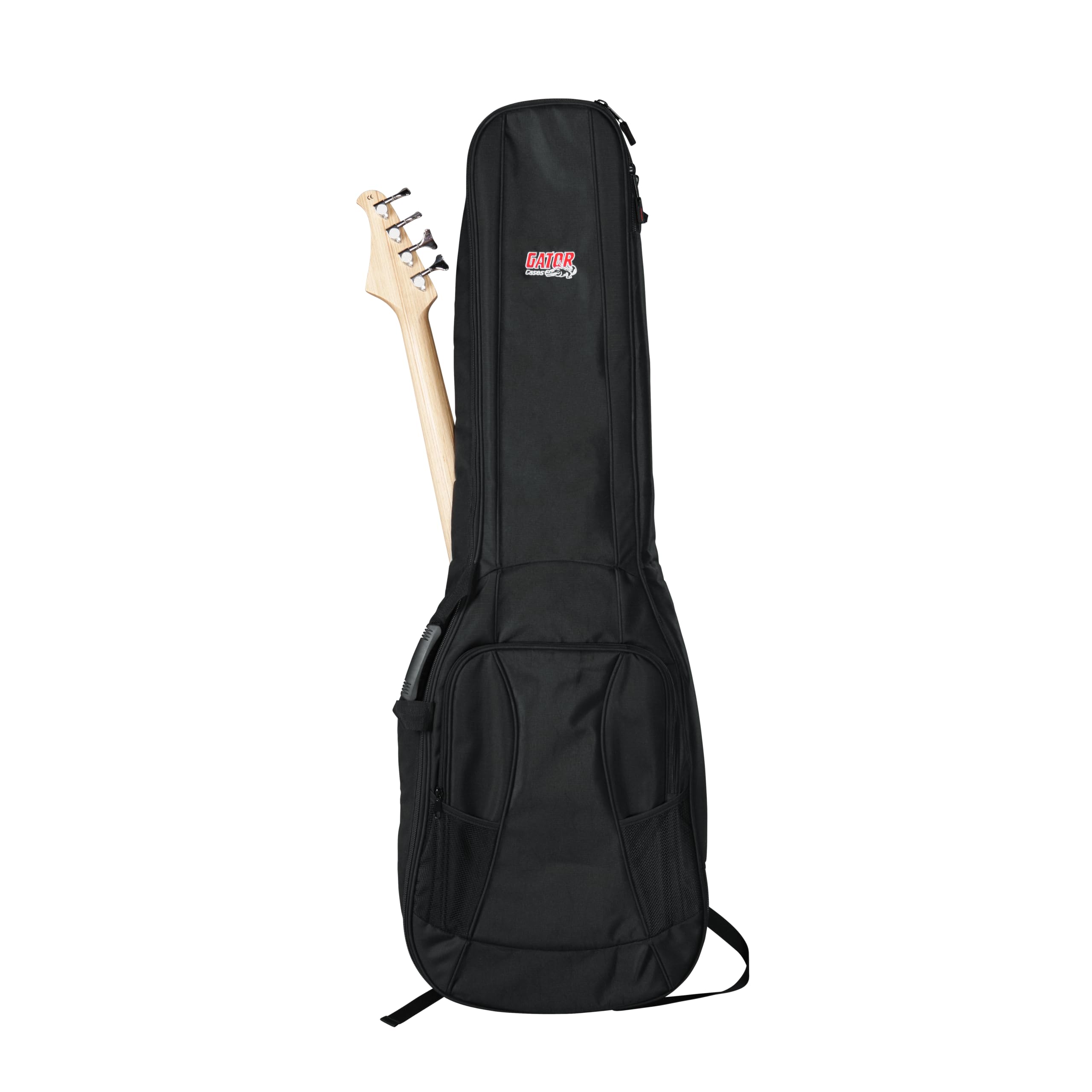 Gator Cases 4G Series Gig Bag For Two Bass Guitars with Adjustable Backpack Straps, Fits Two Precision or Jazz Bass Style Bass G