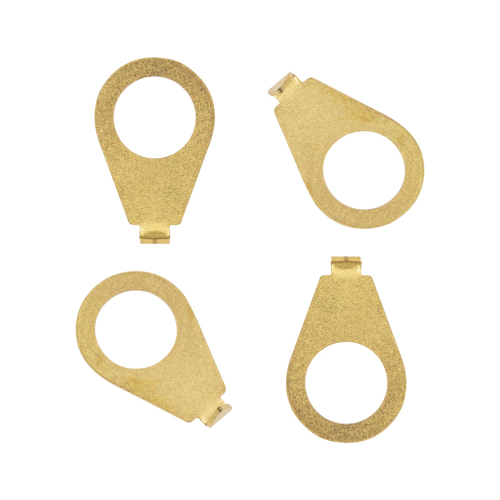 Cashbeat 4Pcs Gold Guitar Knobs Pointer Indicator Plates, 3/8'' Electric Guitar Control Knob Position Pointers, 9.7Mm Diameter W