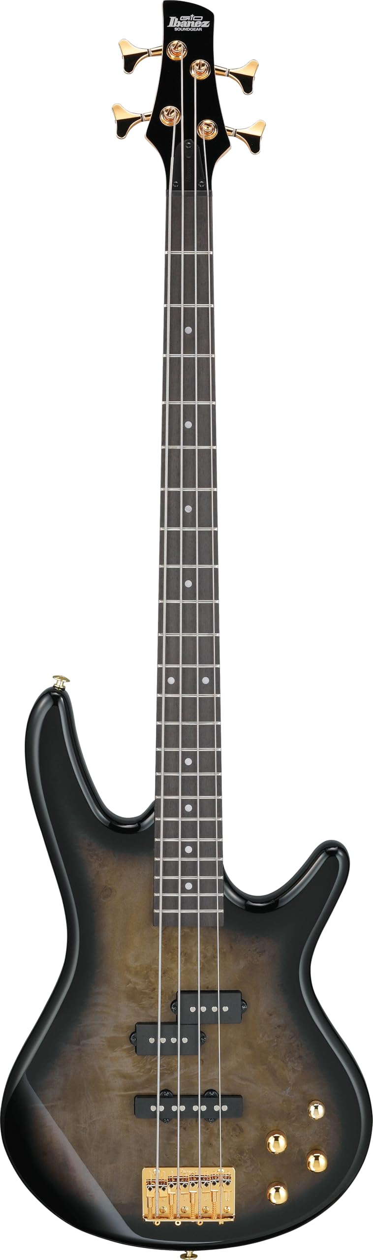 Ibanez Gio GSR200PC Bass Guitar - Transparent Pale Black Burst