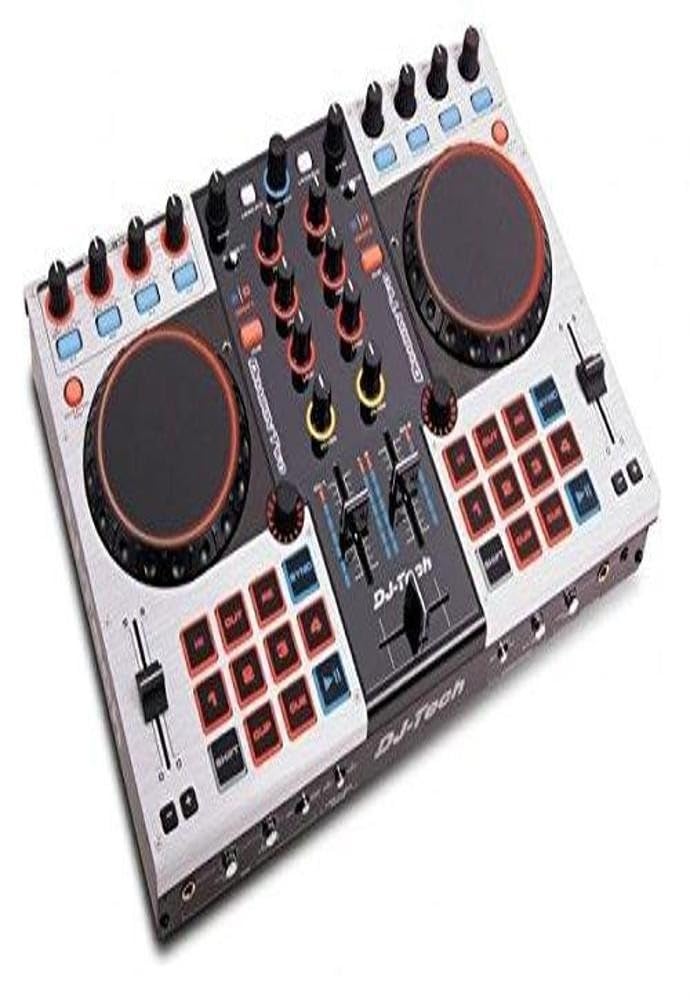 Professional 4-Channel Digital DJ Controller & Mixer USB