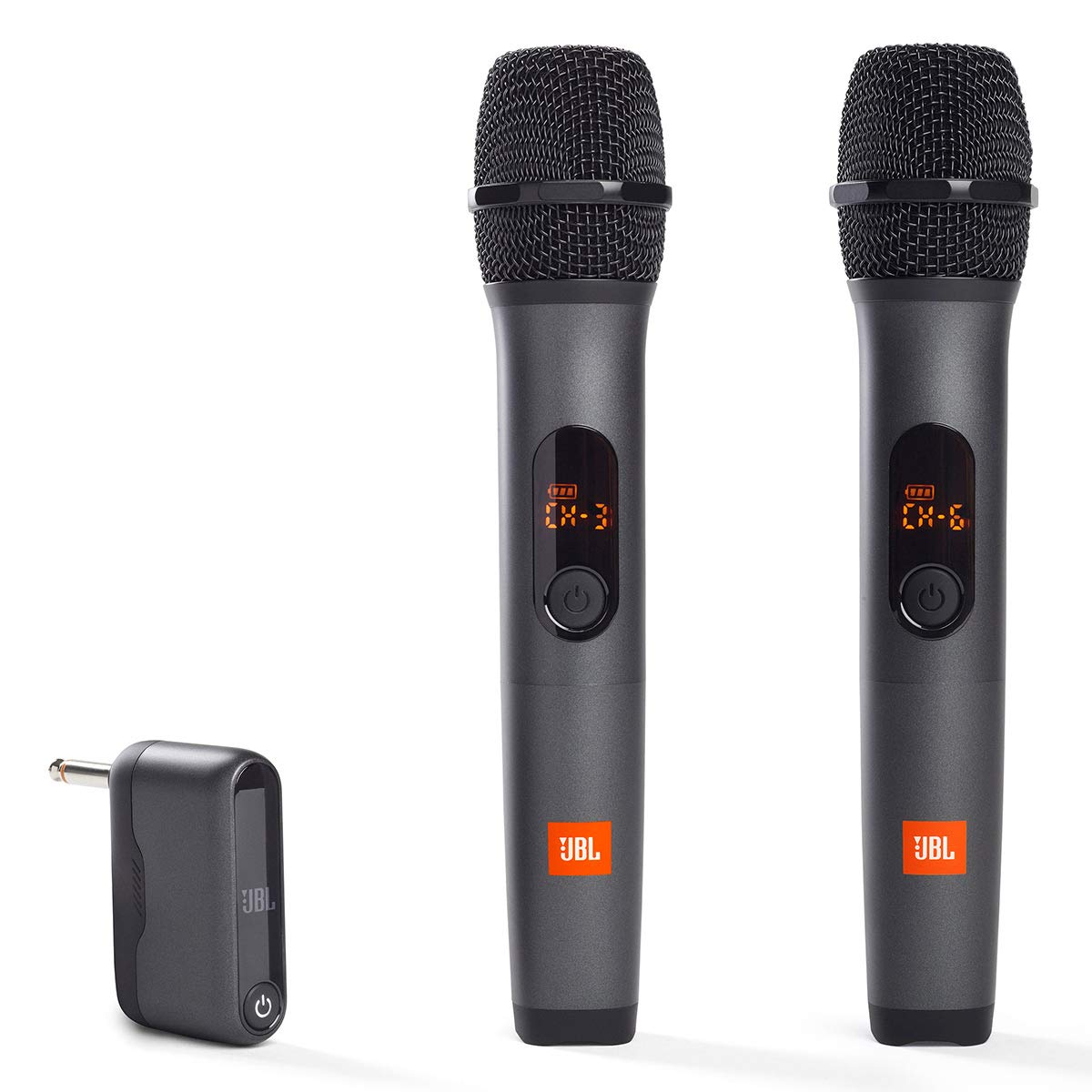 Jbl Wireless Two Microphone System With Dual-Channel Receiver, Black