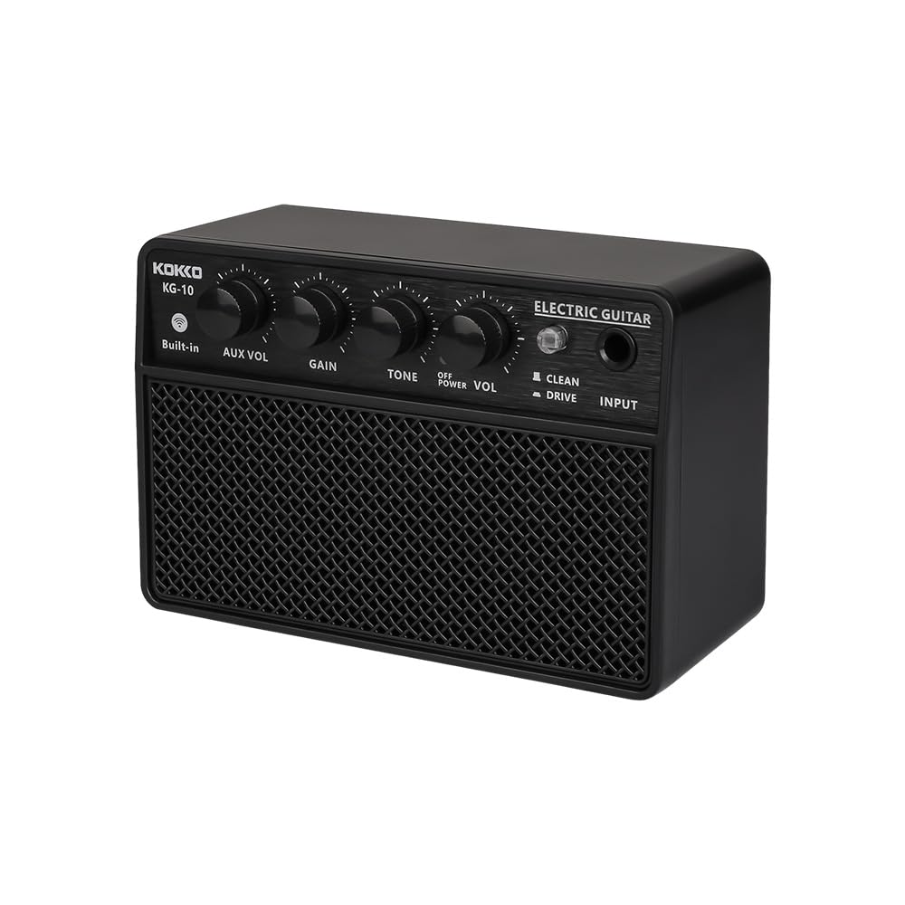 Summina 10W Electric Guitar Amplifier Small Speaker For Exercising Rechargeable Portable Audio Supports Bt Connection/Headphones