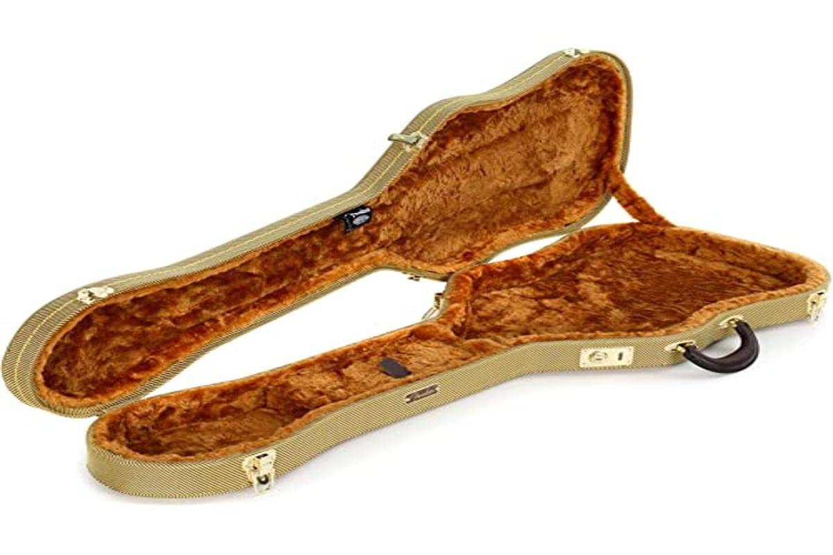 Fender Thermometer Electric Guitar Case, Telecaster, Tweed,Brown