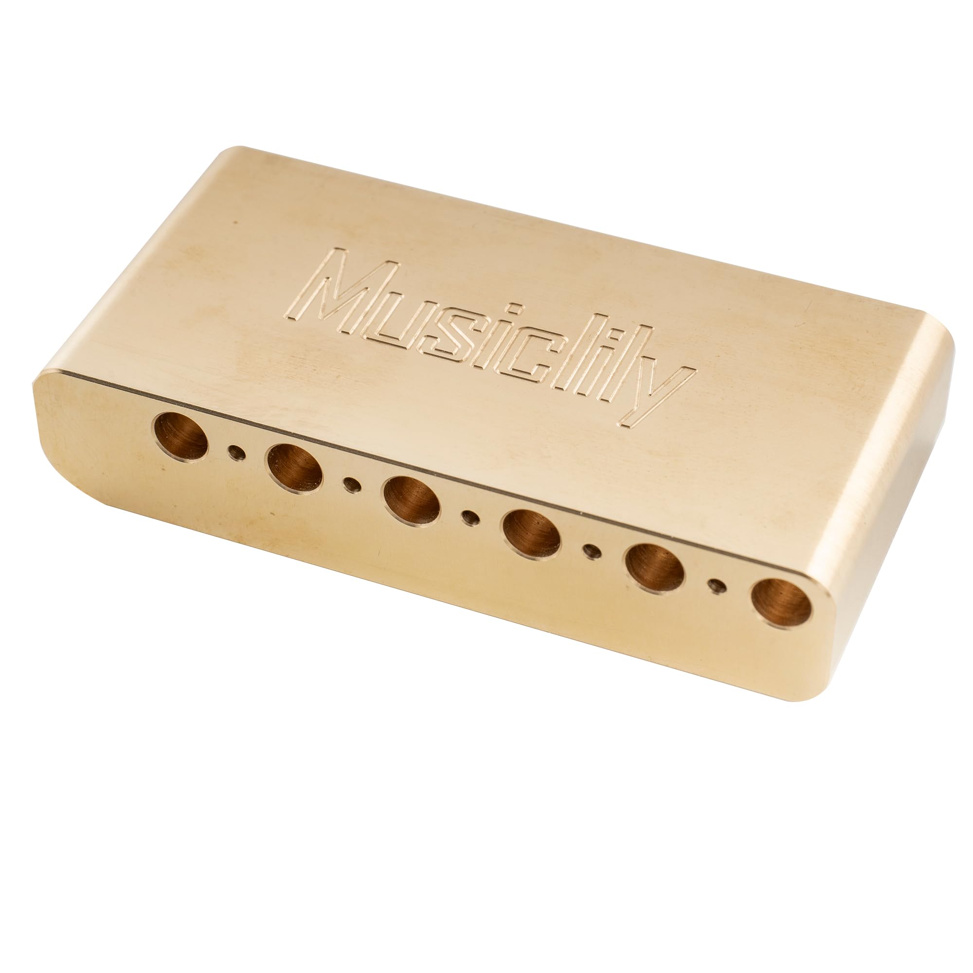 Musiclily Ultra 52.5mm (2-1/16 inch) Full Solid Brass 36mm Short Tremolo Block for China made Squier New after 2021 Affinity 2-p