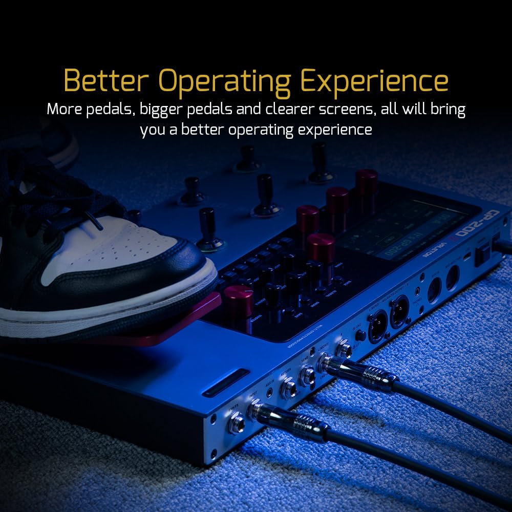 VALETON Multi Effects Processor Pedal with Expression Pedal FX Loop MIDI I/O Amp Modeling IR Cabinets Simulation Stereo OTG USB