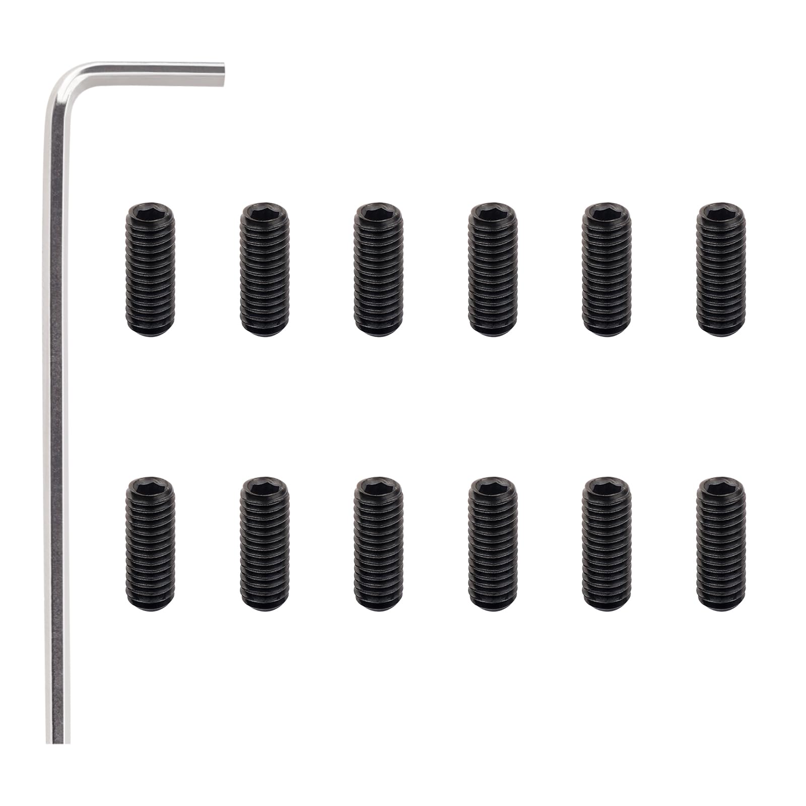 Banworks Metric M3x8mm Stainless Steel Guitar Tremolo Bridge Saddle Height Adjustment Screws for Imported Strat/Tele Electric Gu