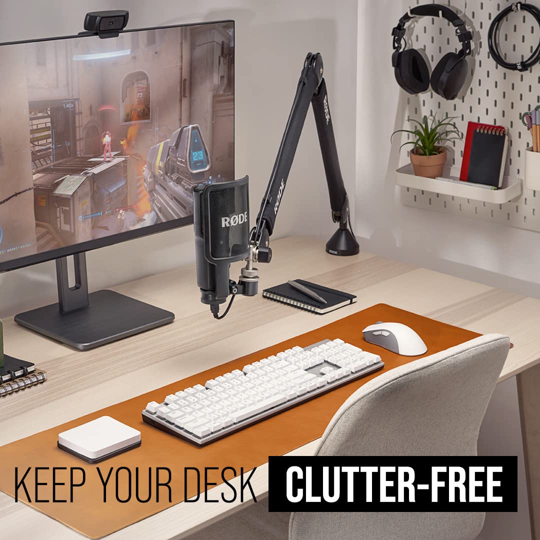 RDE PSA1+ Professional Studio Arm with Spring Damping and Cable Management, Black