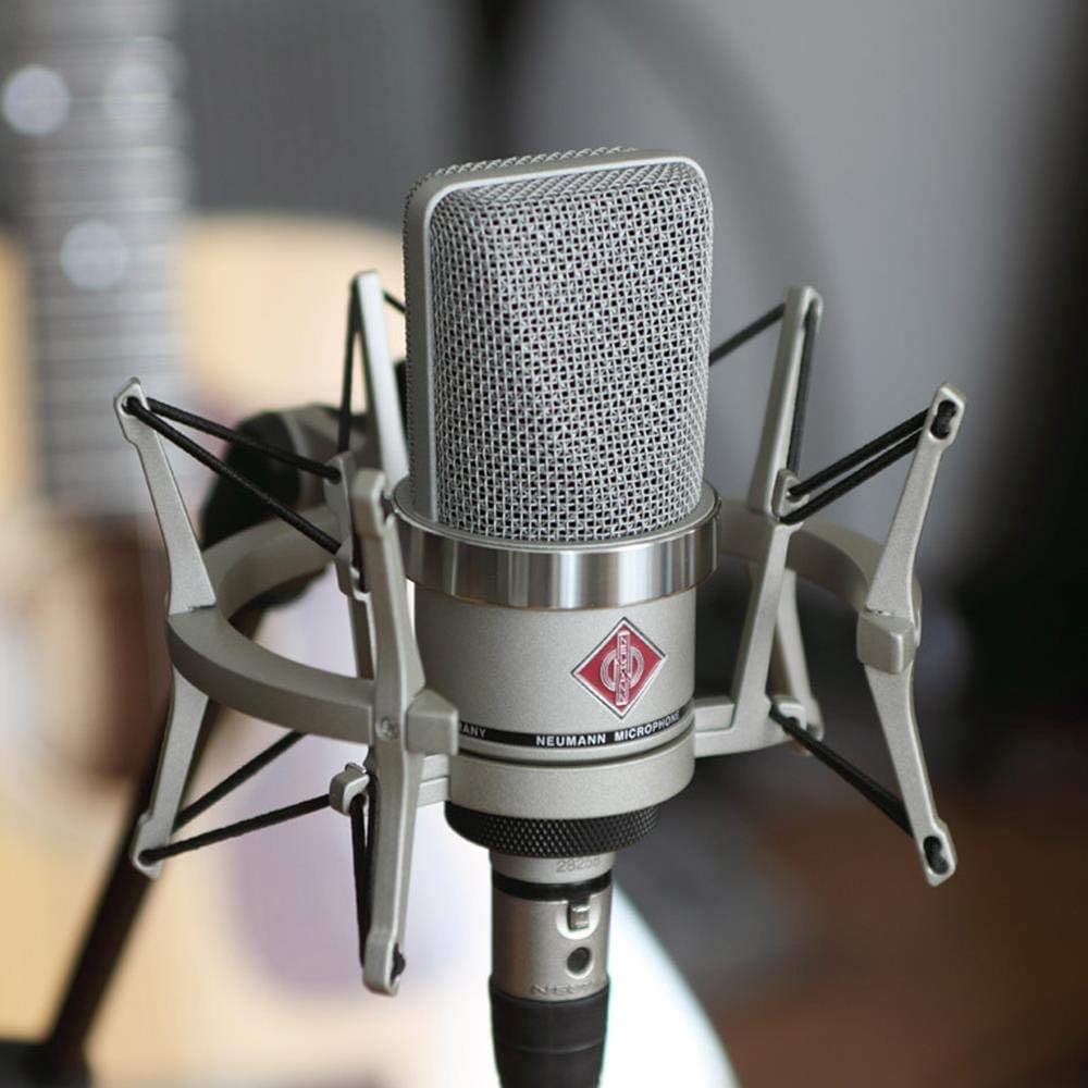 Neumann TLM 102 Studio Set - Cardioid Condenser Microphone Ideal for Home/Professional Studio Instrument Vocal Podcast Twitch re