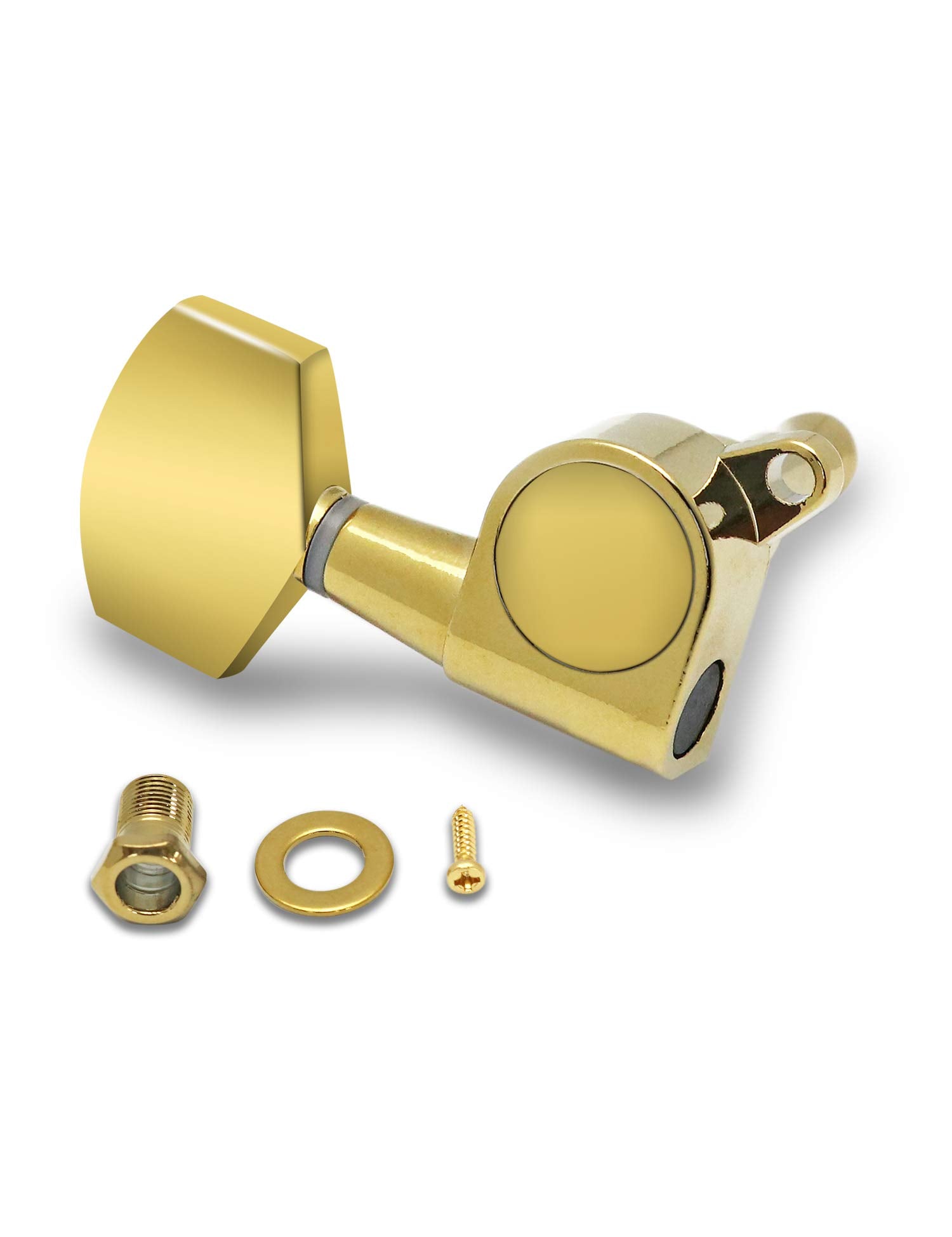 Metallor Sealed String Tuning Pegs Tuning Keys Machines Heads Tuners 6 In Line Right Handed Electric Guitar Acoustic Guitar Part