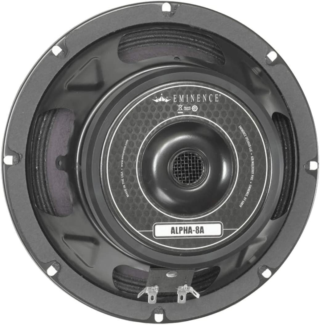 8-in Pro Loudspeaker, 250W Max, 8 ohms w/Copper voice coil