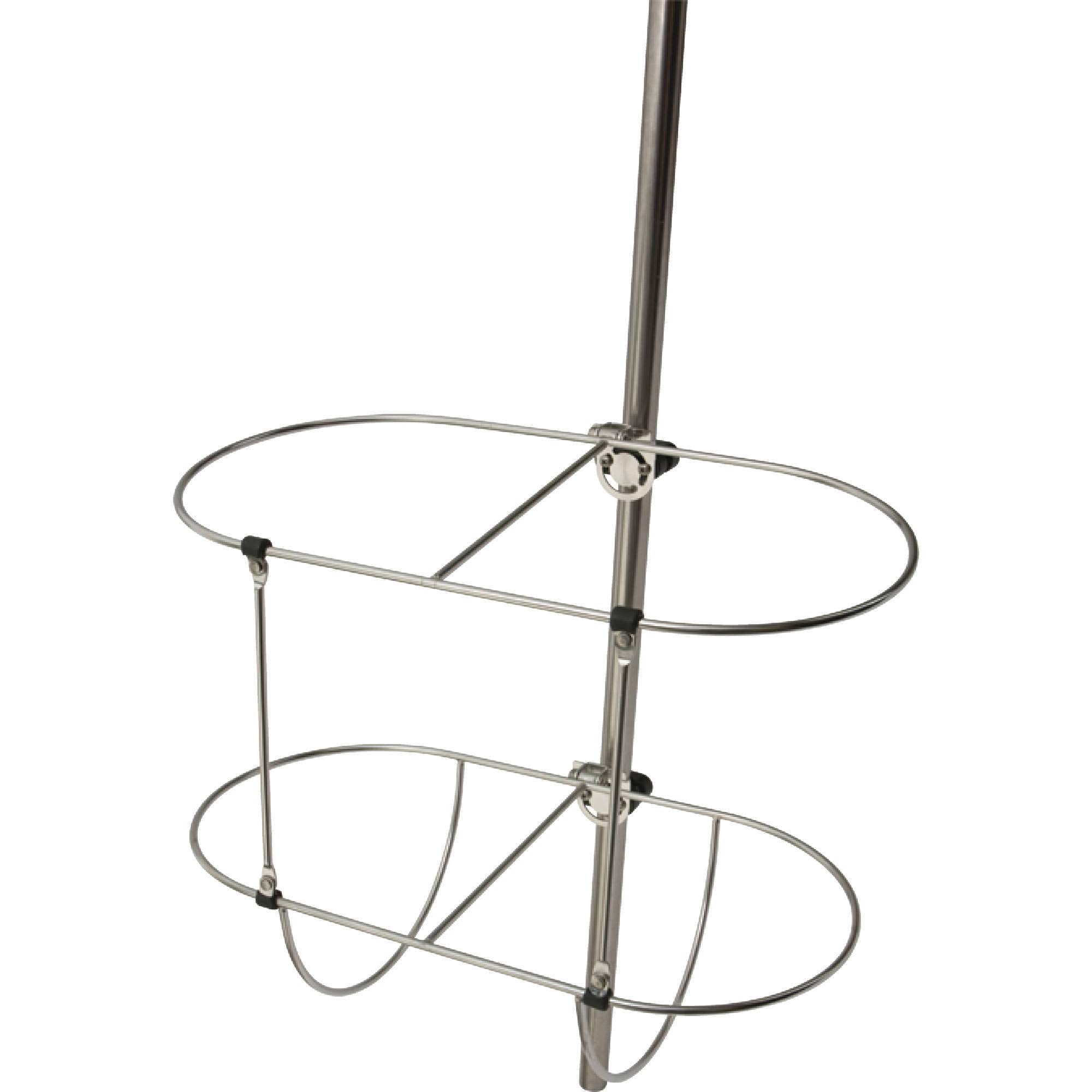 Sea-Dog Rail Mount Stainless Steel Fender Holder Dual - 11.5''