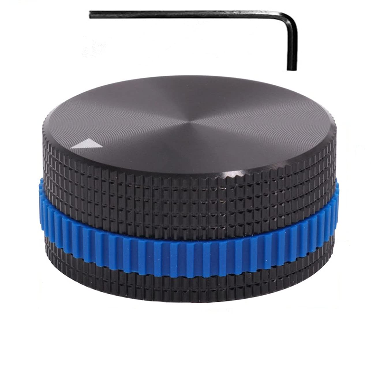 Szliyands 40 X 18Mm Aluminum Alloy Potentiometer Control Knob Volume Audio Electric Guitar Bass Screw Type, For 6Mm Diameter Sha