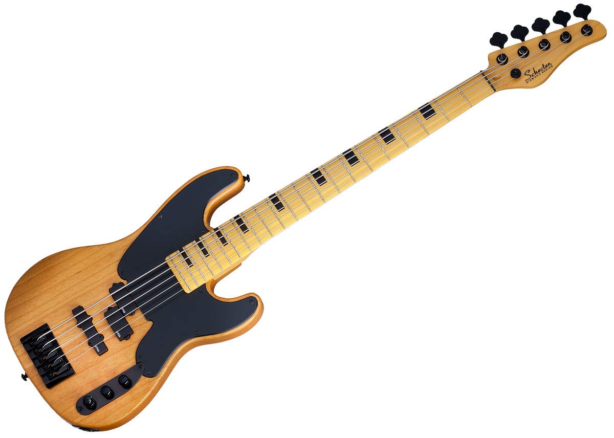 Schecter 2847 Model-T Session-5 5-String Bass Guitar, ANS