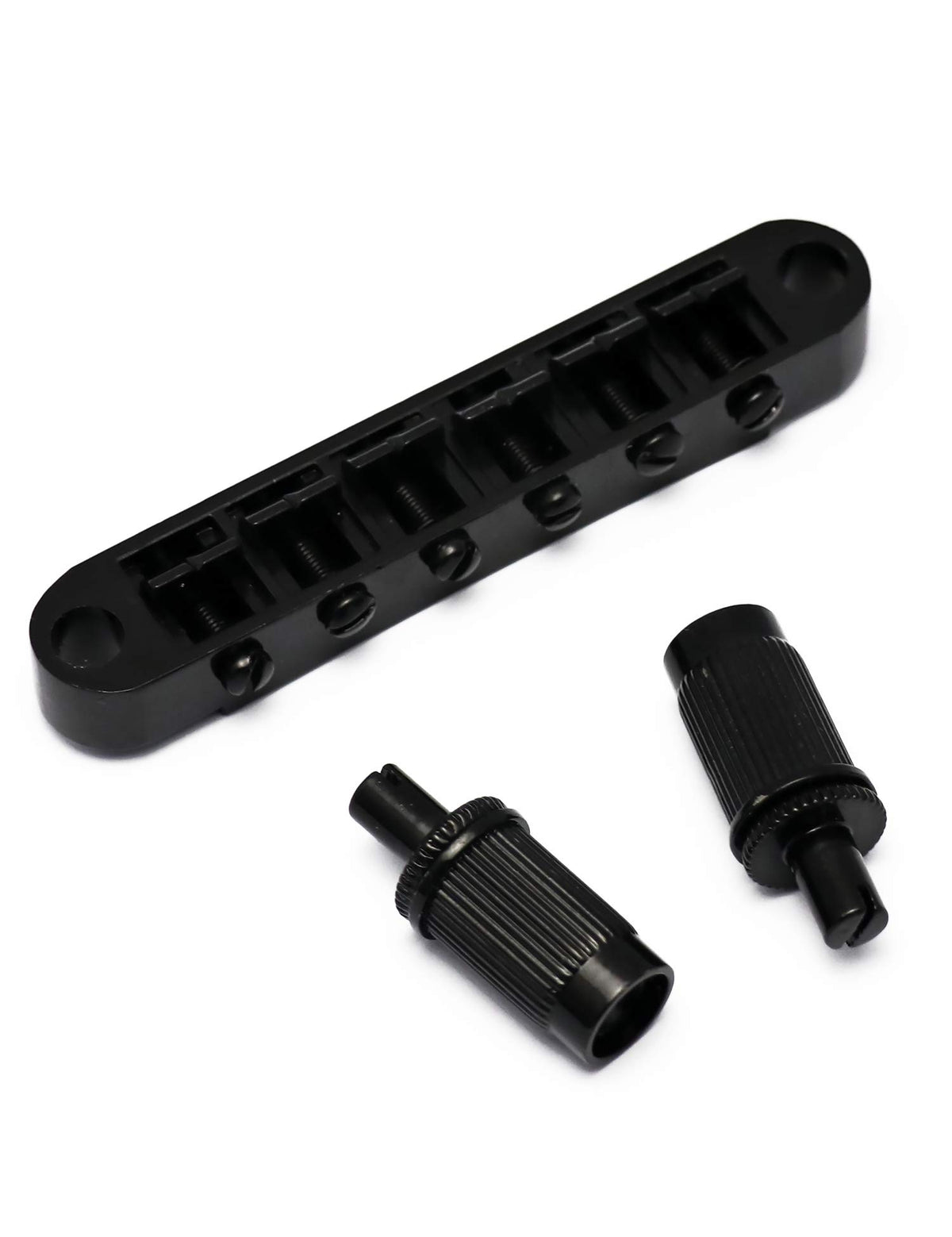 Metallor Tune-O-Matic Electric Guitar Bridge For Sg Les Paul Lp Style Guitar Parts Replacement. (Black)
