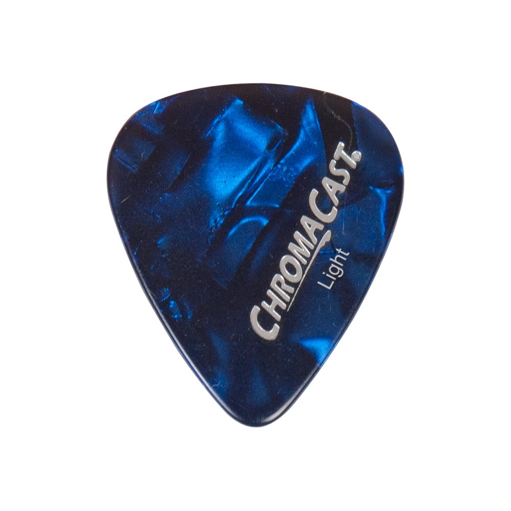ChromaCast Pearl Celluloid Guitar Pick 10 Pack, Light Gauge (.60mm)
