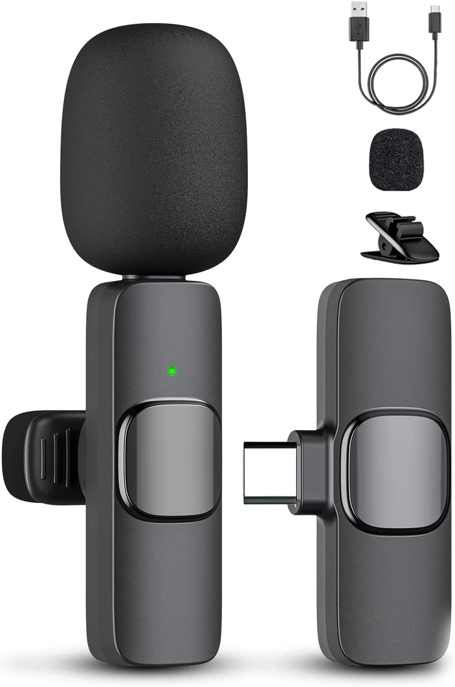Skycell Wireless Collar Mic  Perfect Wireless Microphone For Youtubers, Mobile Recording, Teaching & Presentations With Built-In