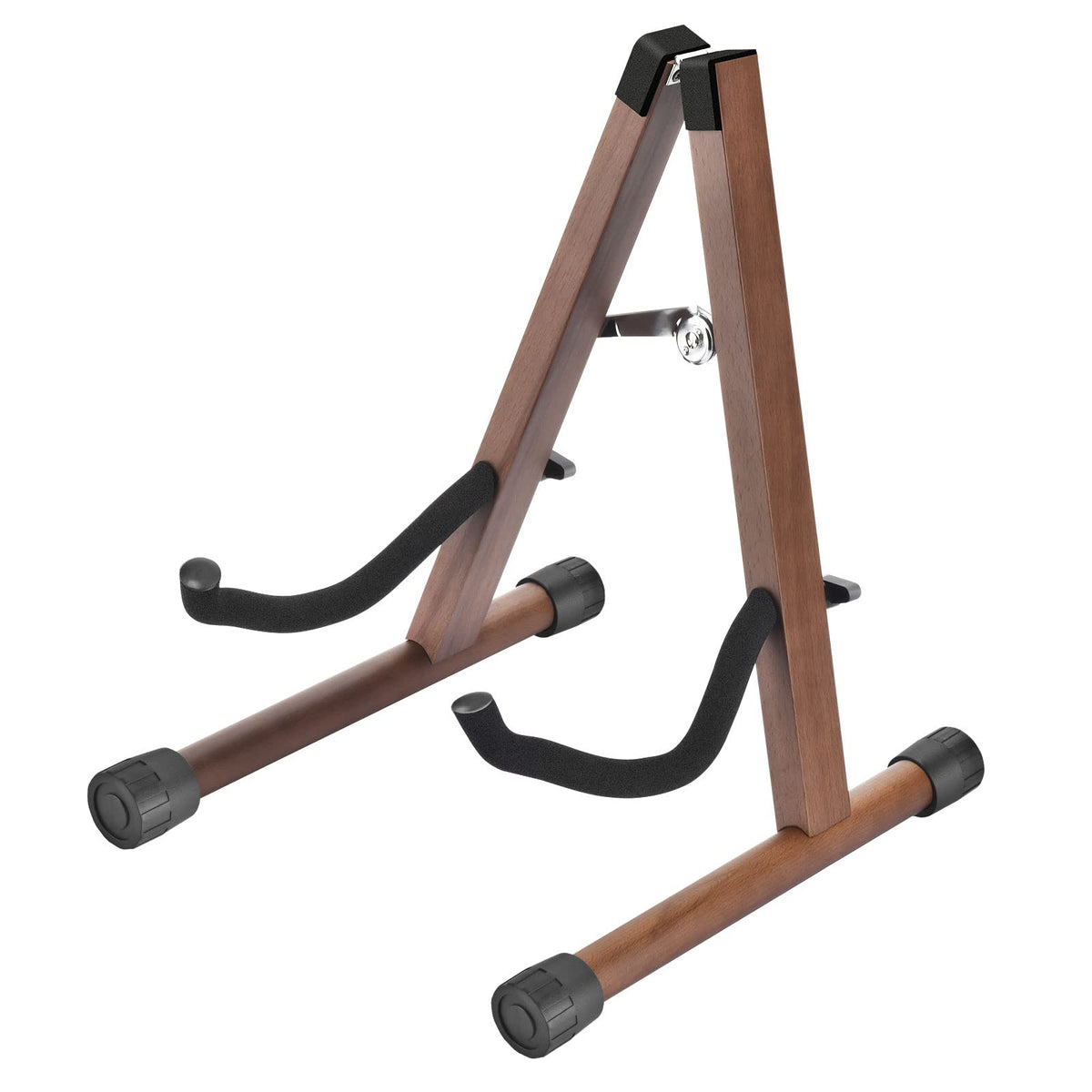 Dommi Guitar Stand, Wooden Guitar Stands For Acoustic Guitars, Electric And Bass, Portable A-Frame Guitar Stands Floor With Non-