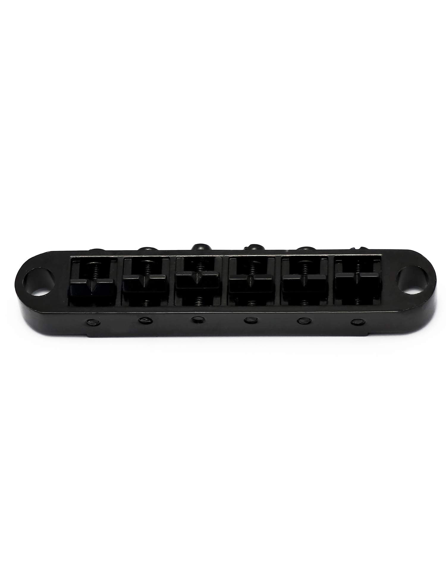 Metallor Tune-O-Matic Electric Guitar Bridge for SG Les Paul LP Style Guitar Parts Replacement. (Black)
