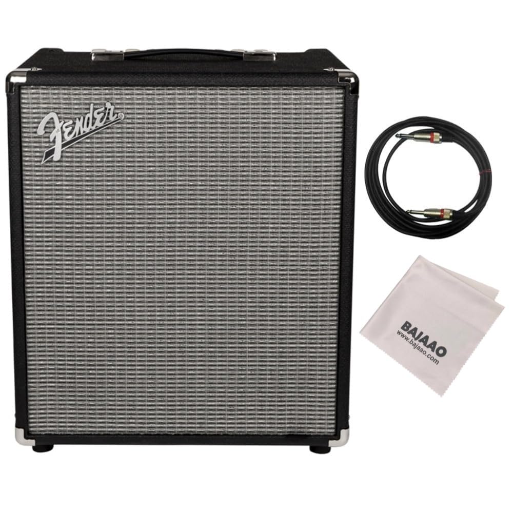Fender Rumble 100 Watt Bass Combo Amplifier With Cable & Polishing Cloth