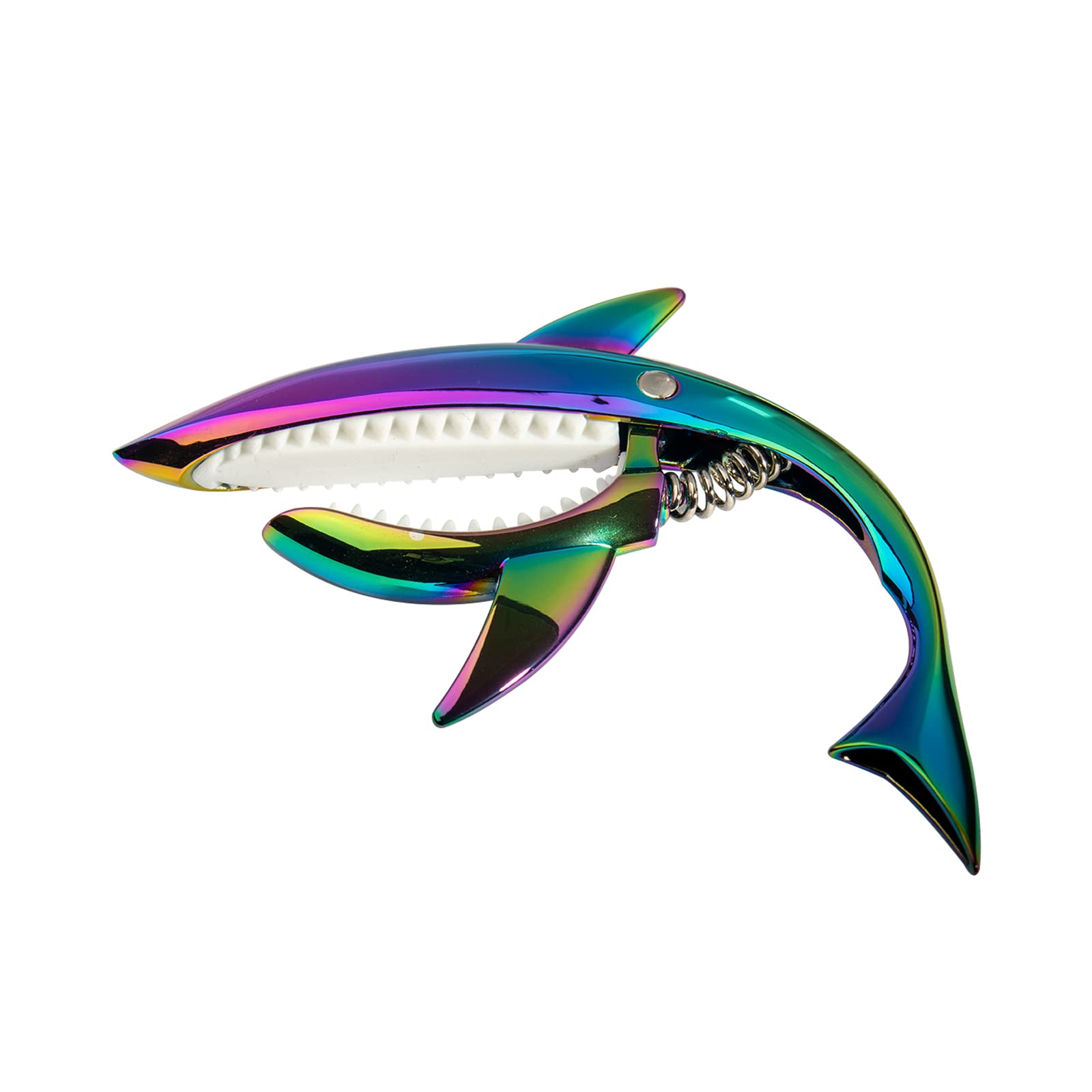 Cheerock Zinc Alloy Guitar Capo Cute Shark Shape Capo with Carrying Case for Classical Electric Guitar and Ukulele, Ideal Gift f
