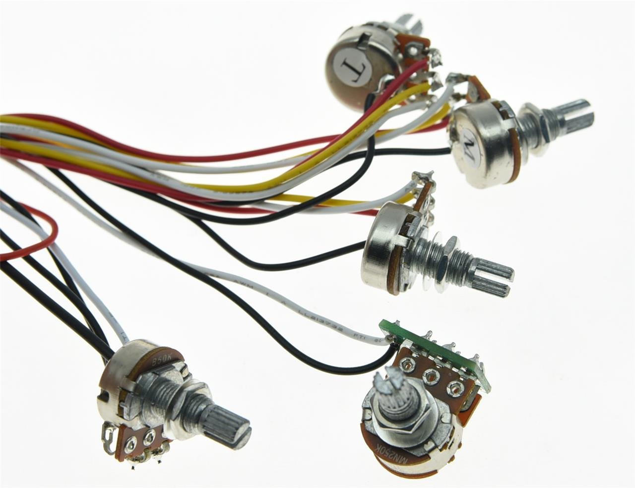 KAISH Pre-wired 3 Band Active & Passive EQ Equalizer Electric Bass Preamp Circuit