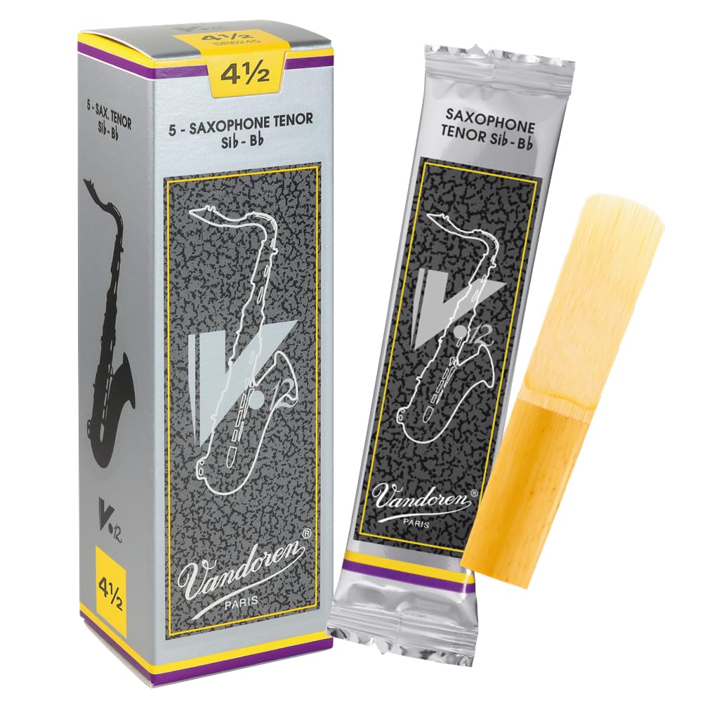 Vandoren SR6245 Tenor Sax V.12 Reeds Strength 4.5; Box of 5