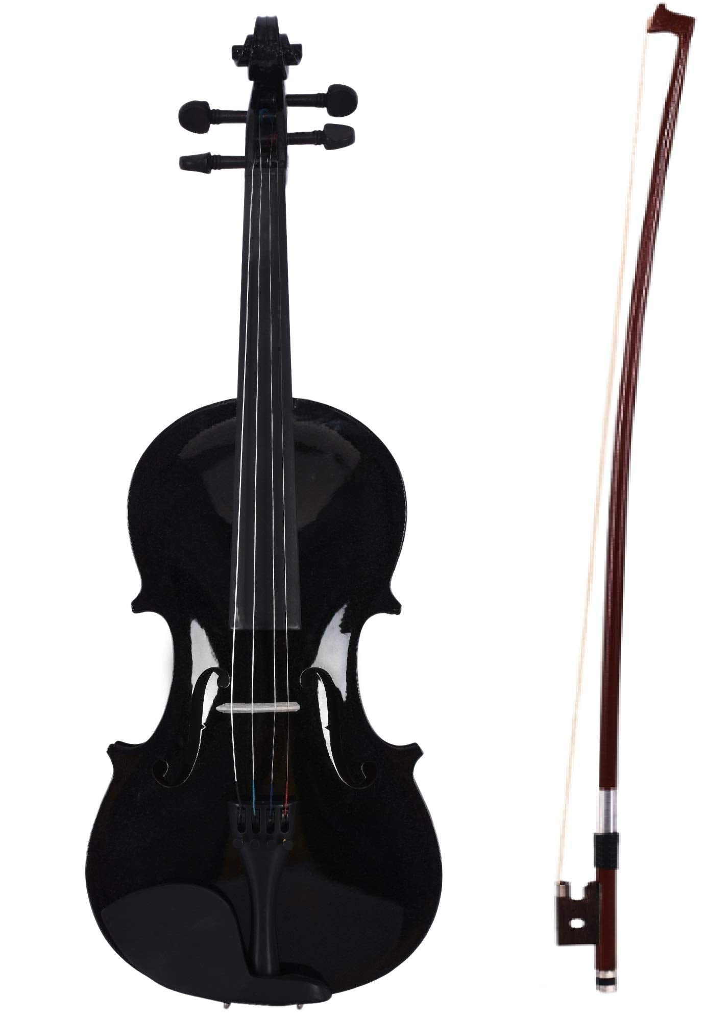 Arctic 4/4 Solid Wood Onyx Violin Musical Instrument Violin For Beginners And Kids Adults Students With Hard Case, Bow And Rosin