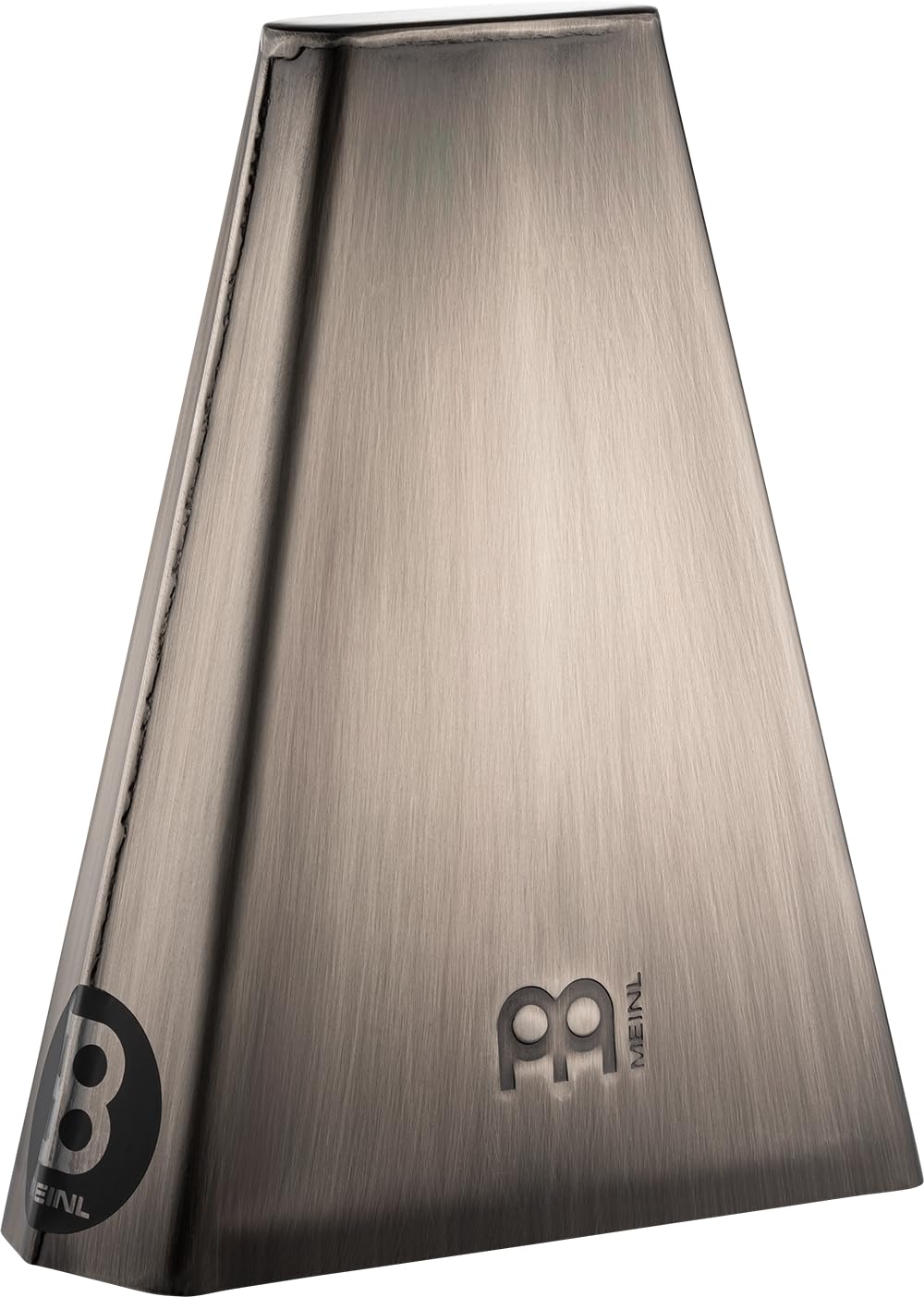 Meinl Percussion Handheld Cowbell, 7 3/4 Brushed Steel - NOT Made in China - Medium Pitch, 2-Year Warranty (STB785H)