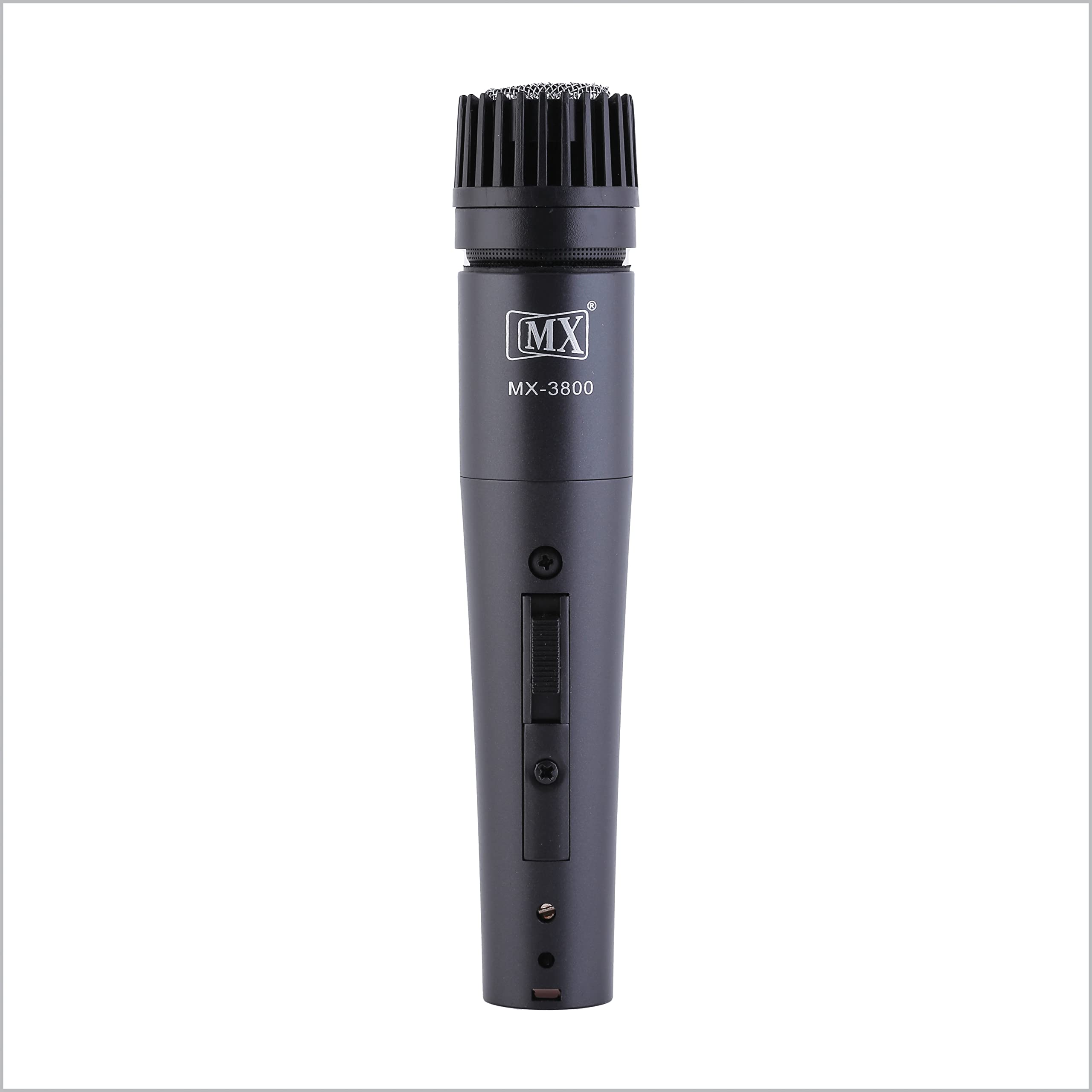 Mx Dynamic Microphone For Singing - Super-Cardioid Handheld Wired Vocal Mic For Karaoke, Stage Performance, Recording, Public Sp
