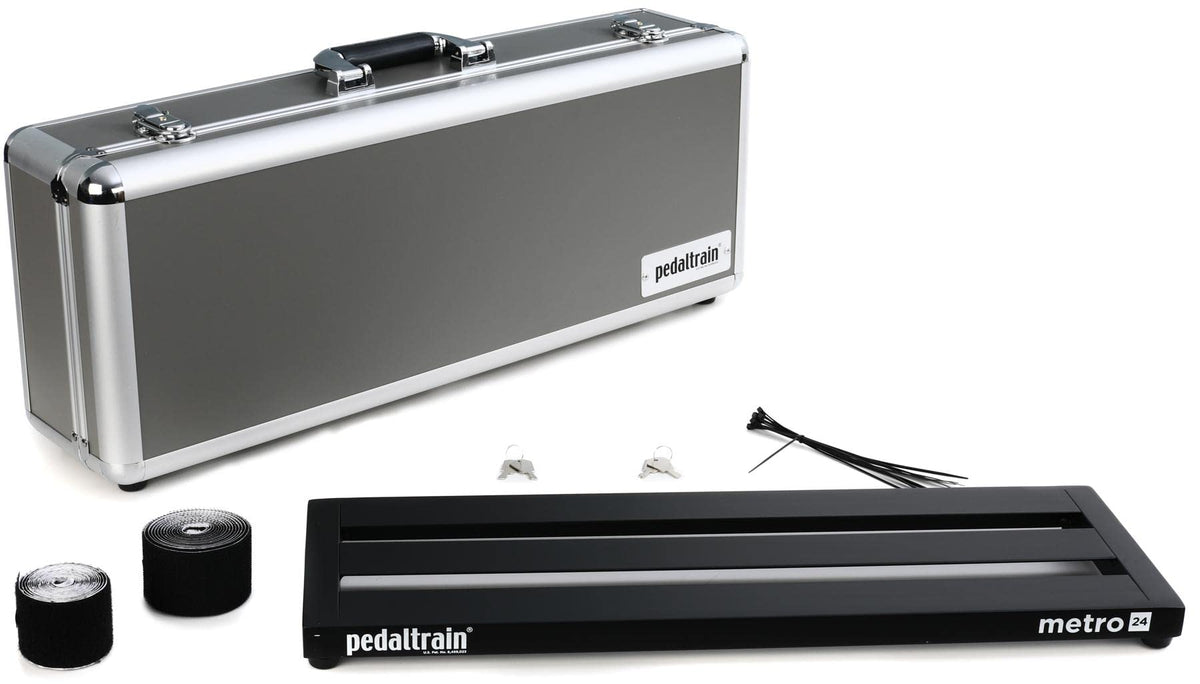 Pedaltrain Metro 24 Hc 24 X8 Inches Pedalboard With Hard Case