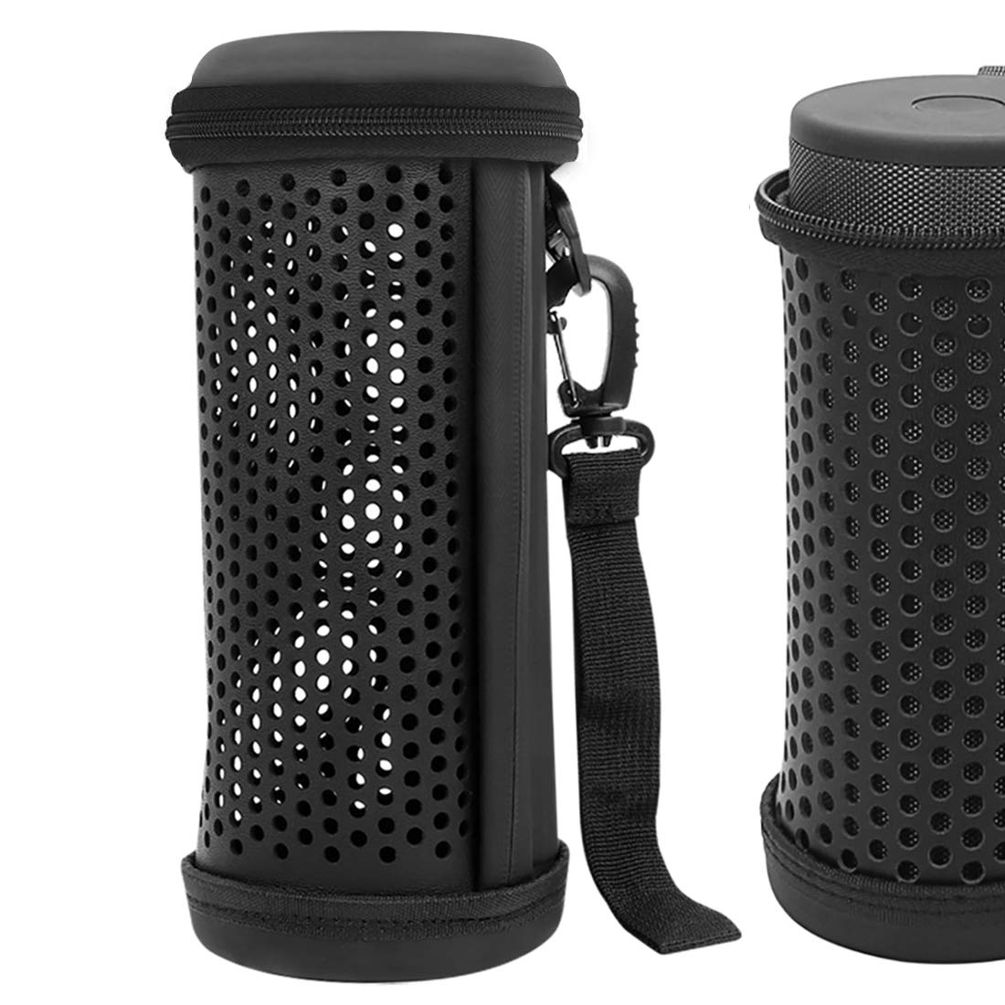 Geekria Pendant Speaker Case Cover, Compatible with JBL FLIP 5 Case, Protective Waterproof Soft Skin, Replacement Bluetooth Spea