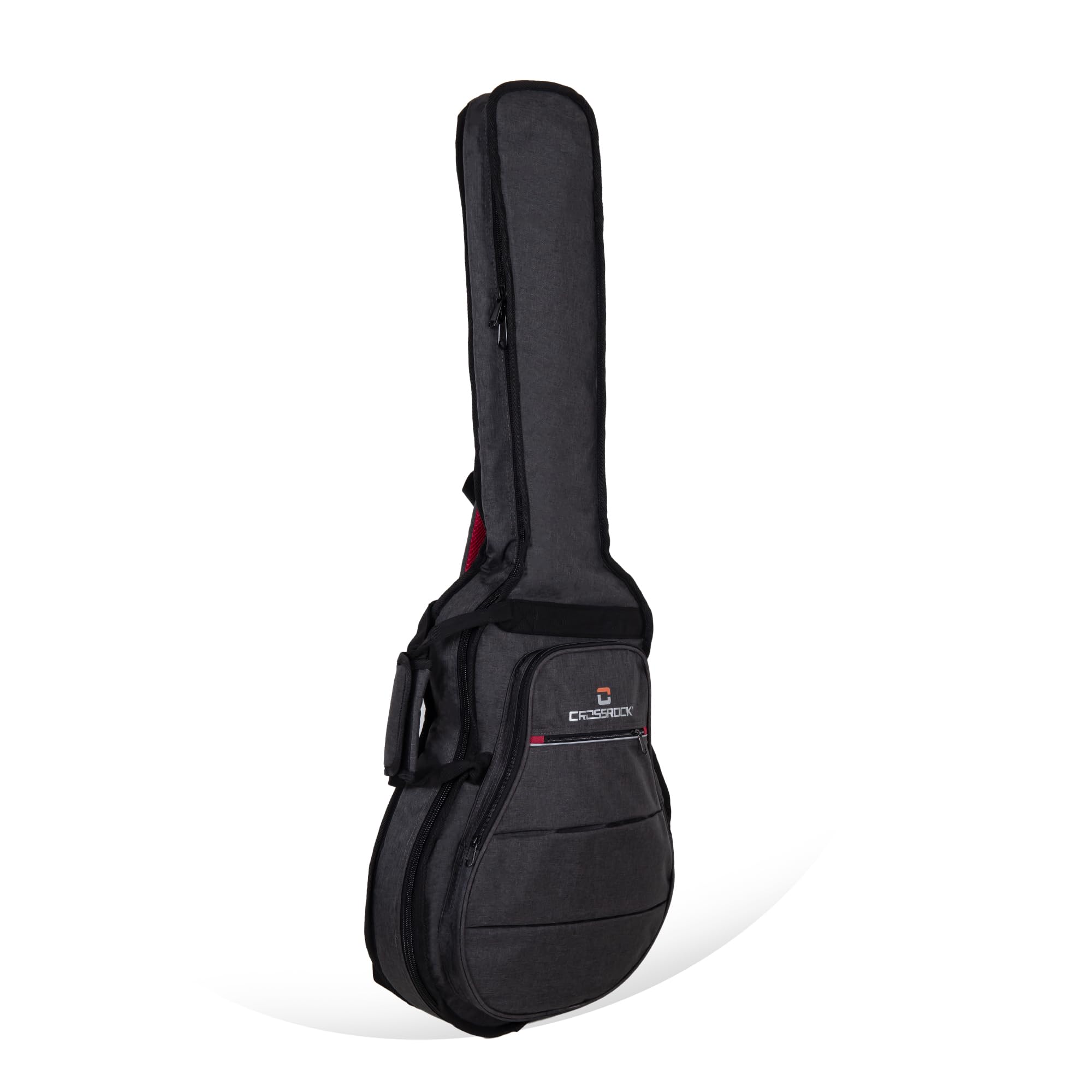 Crossrock 10Mm Padded Backpack Gig Bag For 16    Archtop, Hollow-Body & Jazz Electric Guitars - Fits Gretsch Electromatic, Ibane