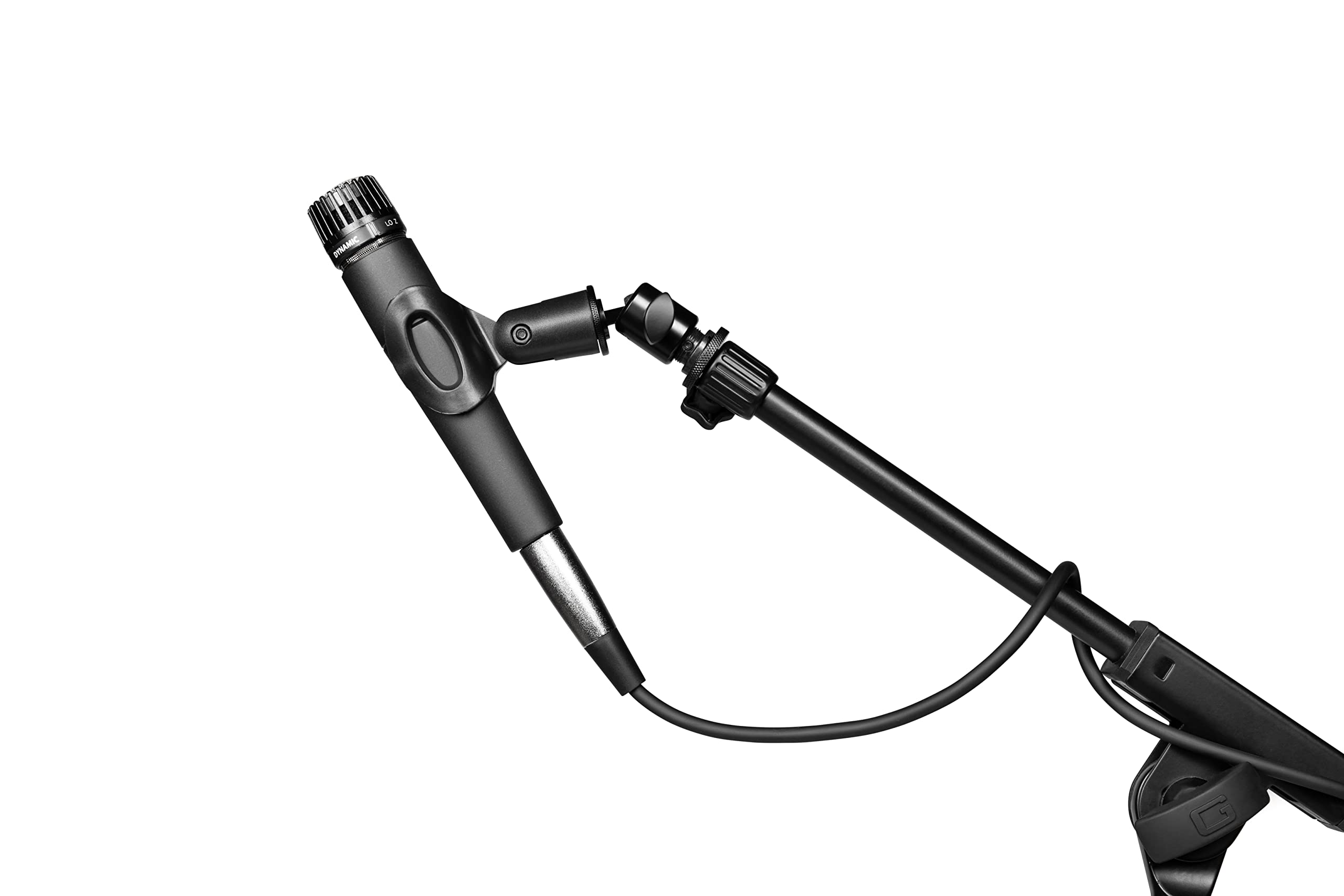 Gator Frameworks Ball-and-Socket Head Microphone Adapter with Angle Adjustment; (GFW-MIC-BALLHEAD-MT)
