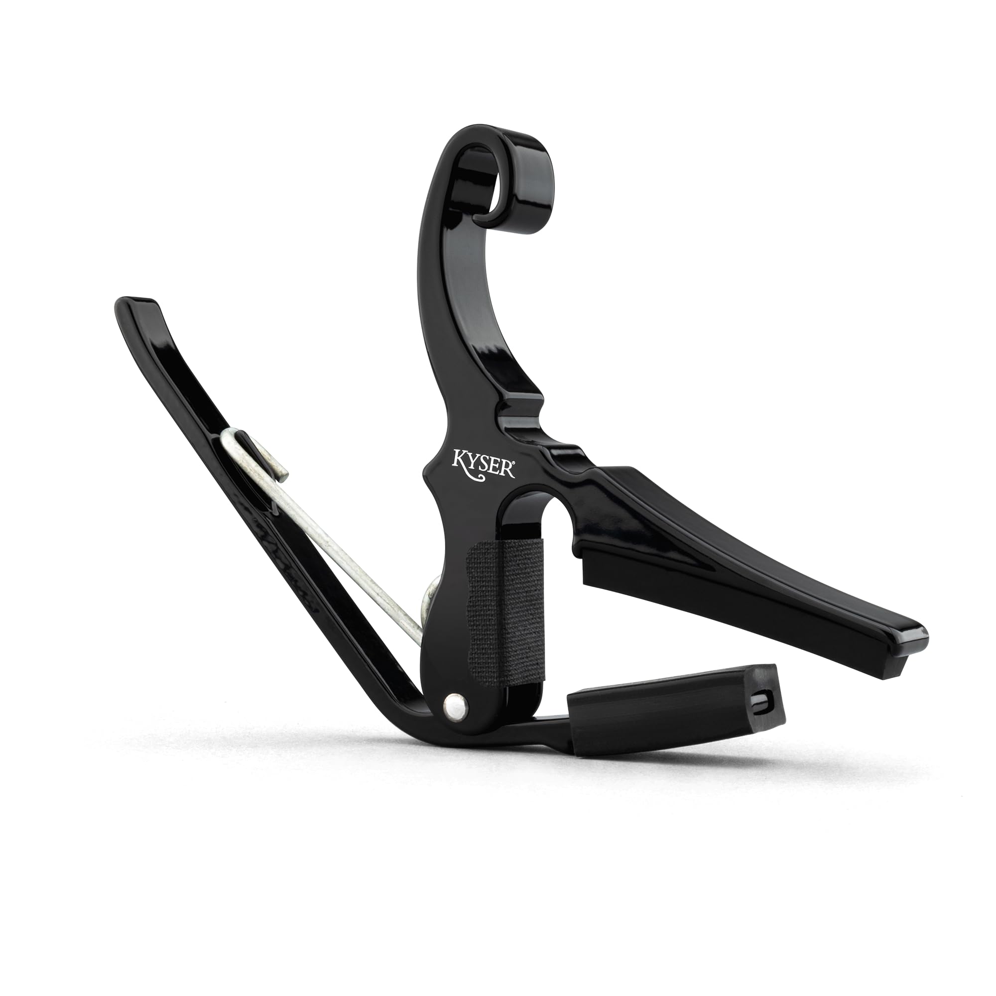 Kyser Musical Products Drop D Partial Guitar Capo, KGDBA, Black - Five String Capos, Drop D Tuning, Made in USA, Quality, Strong
