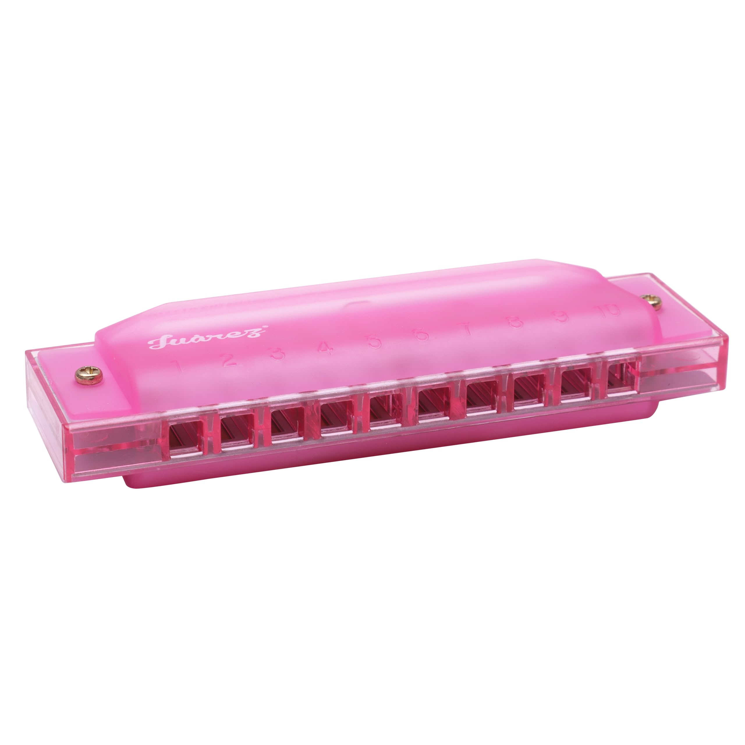 Juarez Jj10Pp Harmonica In Purple  10 Hole Diatonic Mouth Organ In Key Of C With Case  Beginner-Friendly, Bright Tone, Portable 
