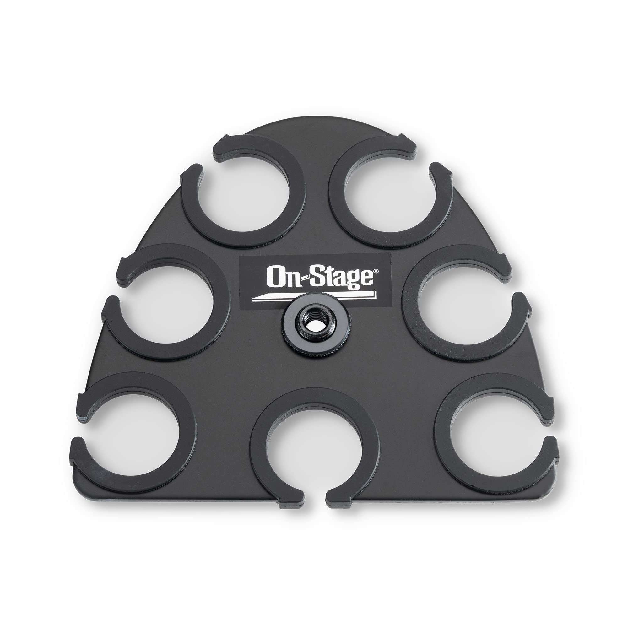 On-Stage Msa2700 Multi-Mic Holder (Microphone Organizer And Display For Handheld, Dynamic, Wired, And Wireless Mics, Silicone Pa