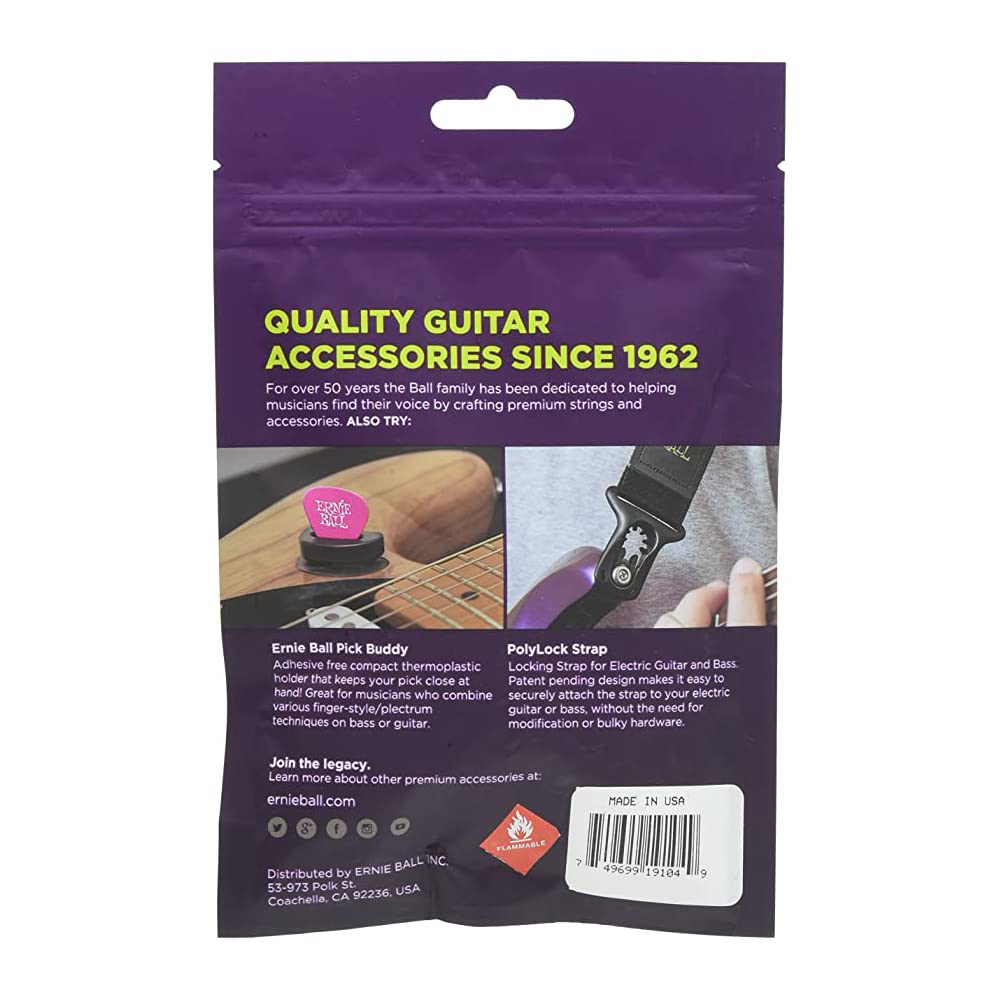 Ernie Ball Guitar Picks, Medium, Assorted Colors, 24-pack (P09172)