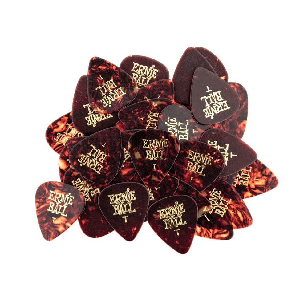 Ernie Ball Guitar Picks, Thin, Shell, 144-Pack (P09102)