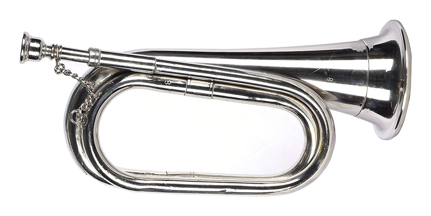 Sai Musical Instruments Bugle, Silver