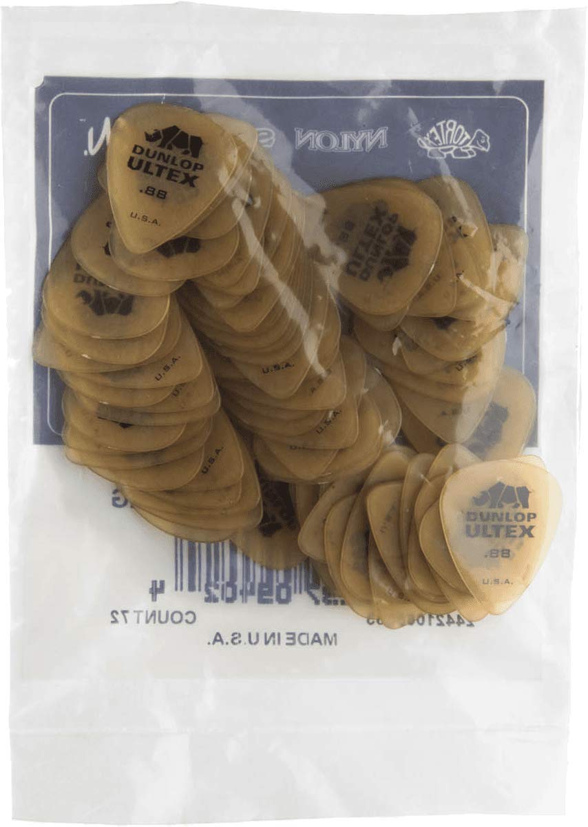 Jim Dunlop Ultex Standard .88mm Guitar Picks - 72 Pack