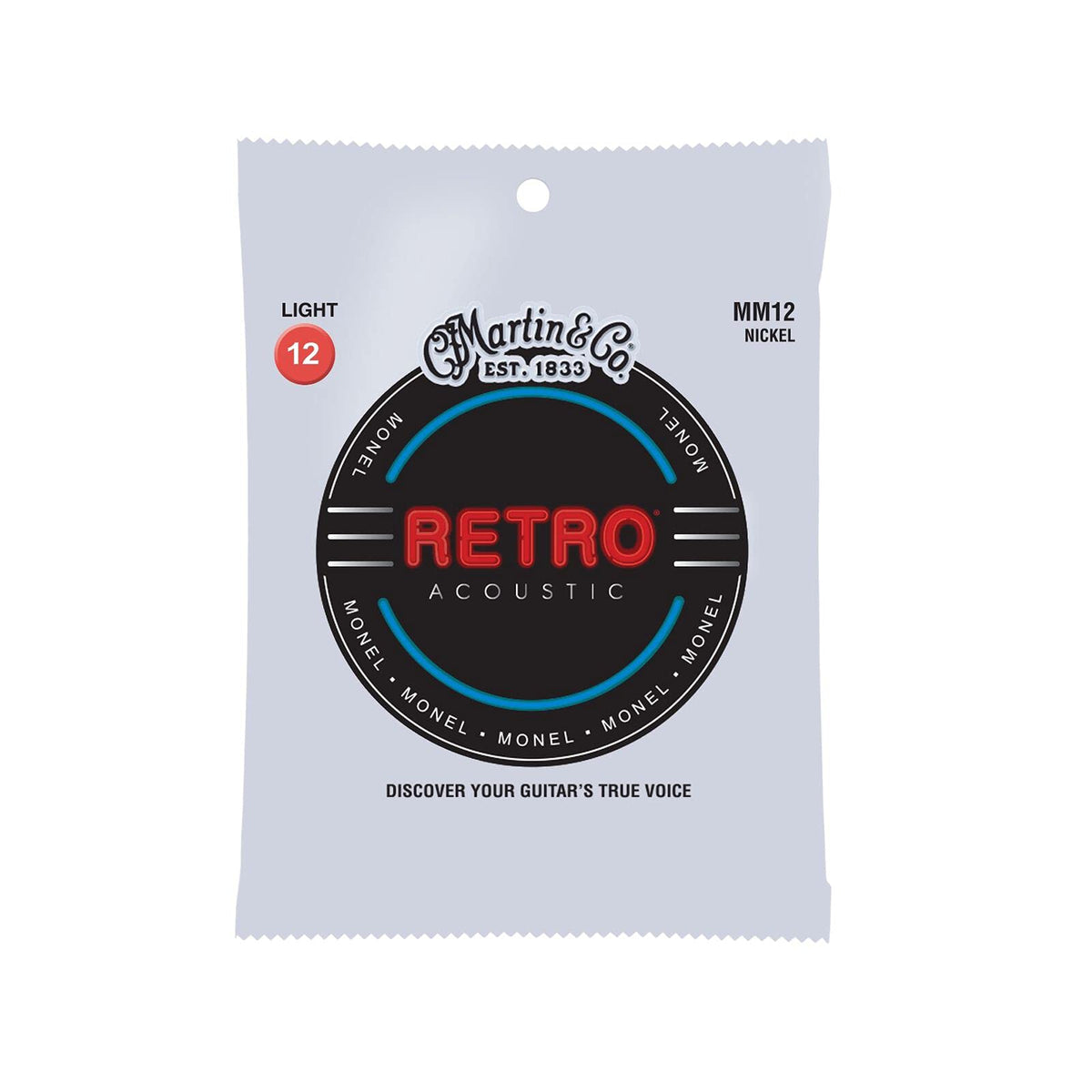 Martin Mm12 Retro Monel Acoustic Guitar Strings