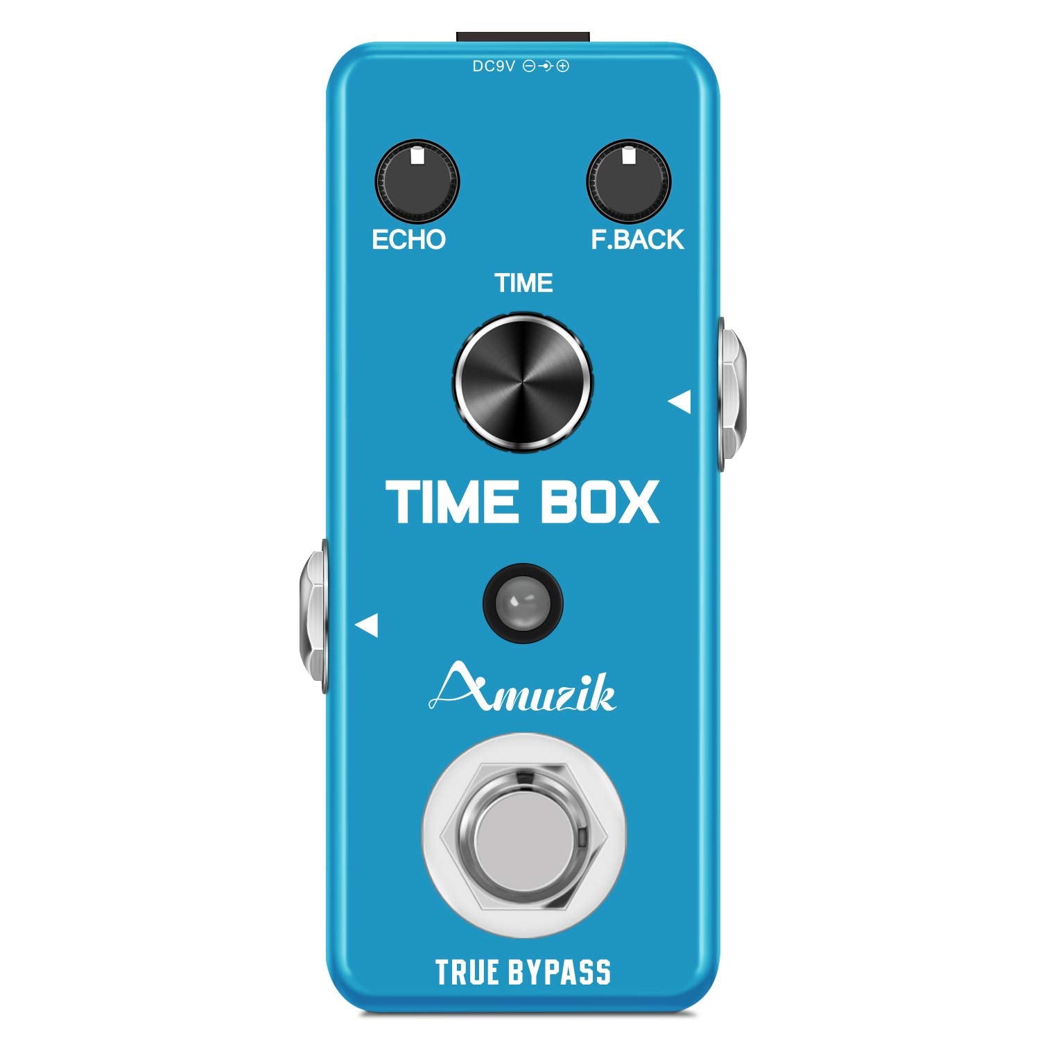 Amuzik Analog Delay Pedal Guitar Delay Effects Pedals Vintage Delay Effect With True Bypass Full Metal Shell Switching