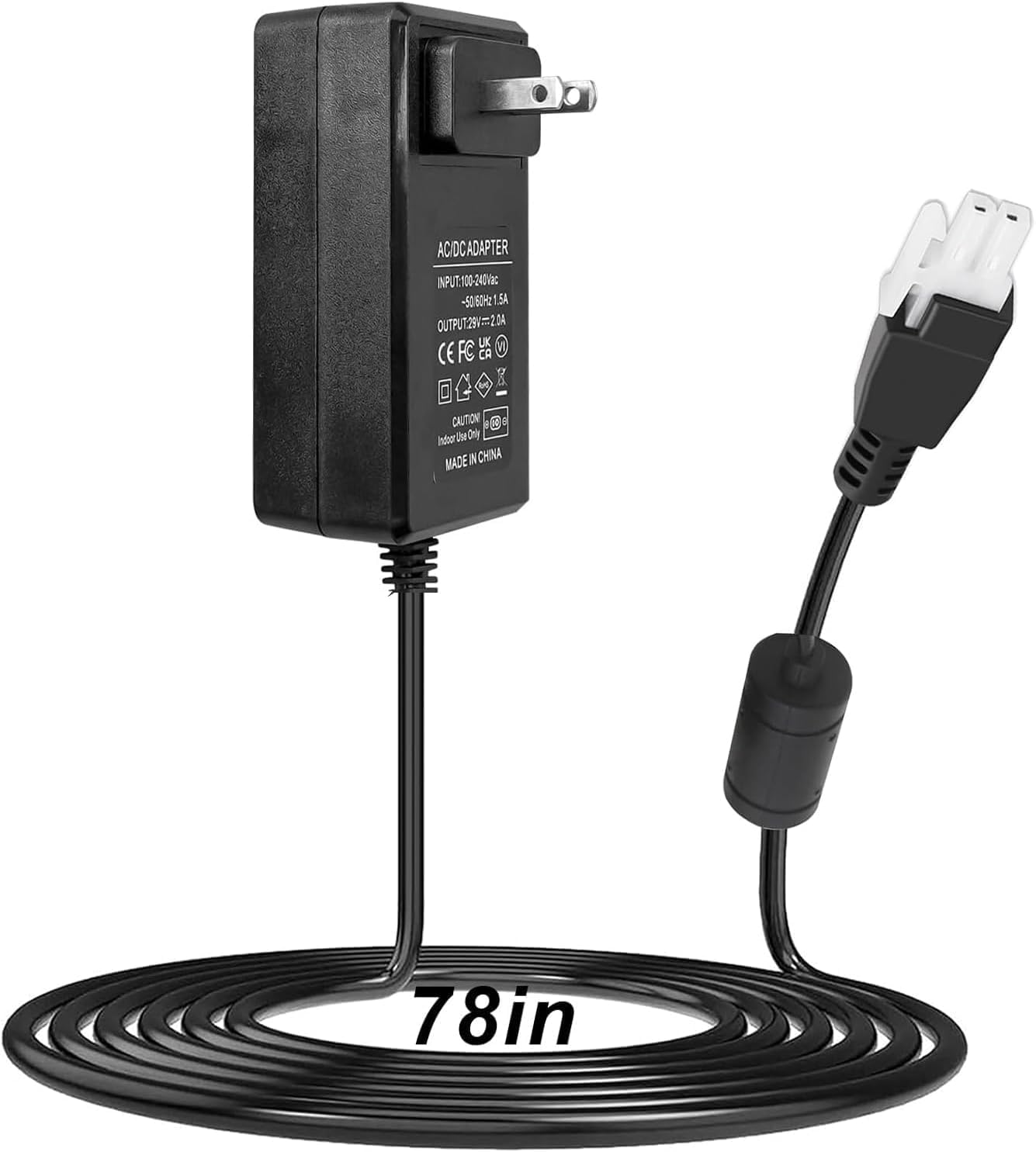 29V Adjustable Desk Power Supply Cord for Claiks P1.01.001 P101001 40 48 55 63 Inches Electric Standing Desk Adjustable Height S