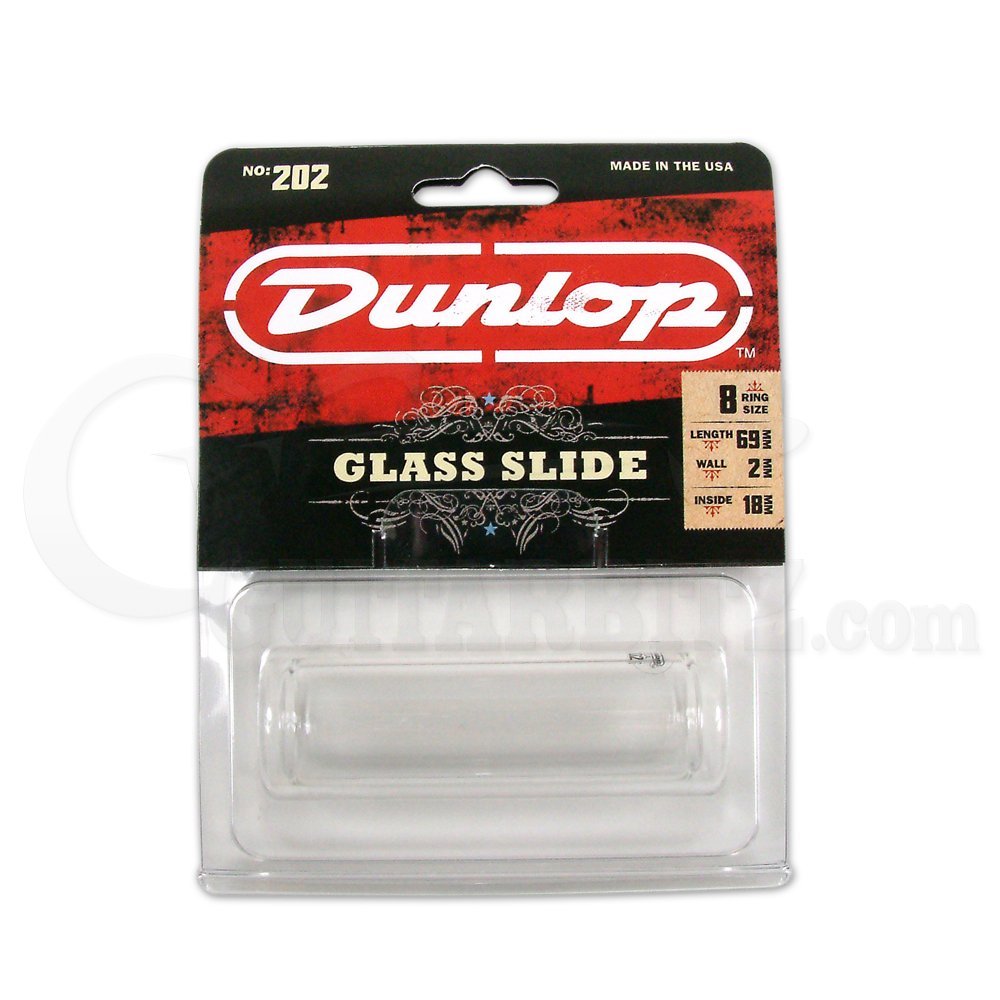 Jim Dunlop Glass, Regular Wall Thickness, Medium Guitar Slide (202)